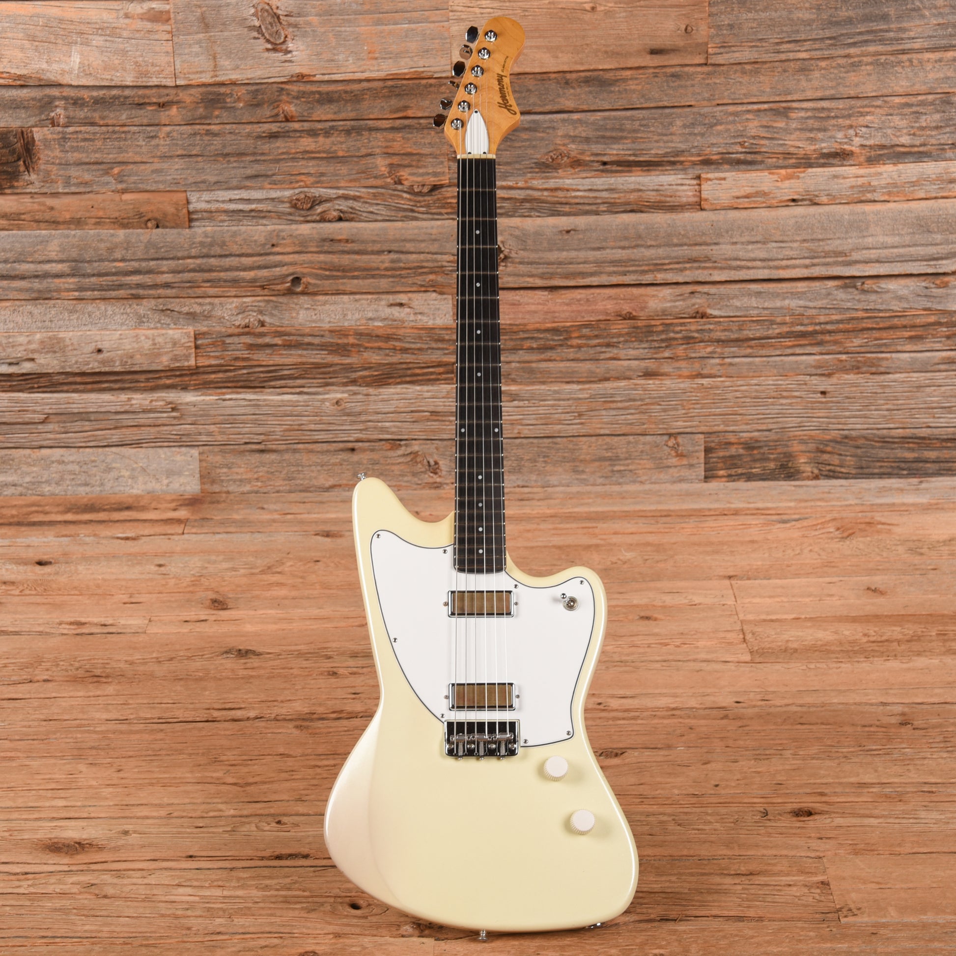 Harmony Silhouette White Electric Guitars / Solid Body