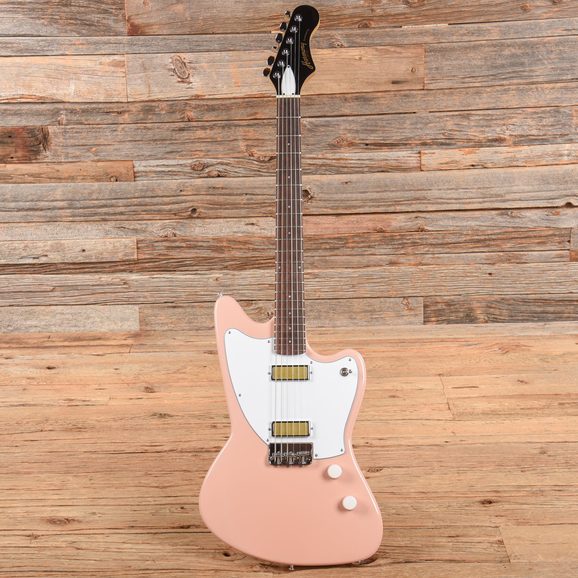 Harmony Standard Silhouette Shell Pink Electric Guitars / Solid Body
