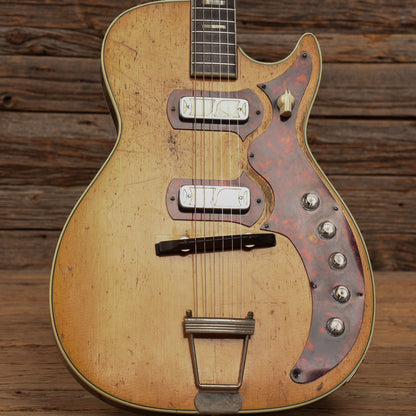 Harmony Stratotone Jupiter H49 Natural 1958 Electric Guitars / Solid Body