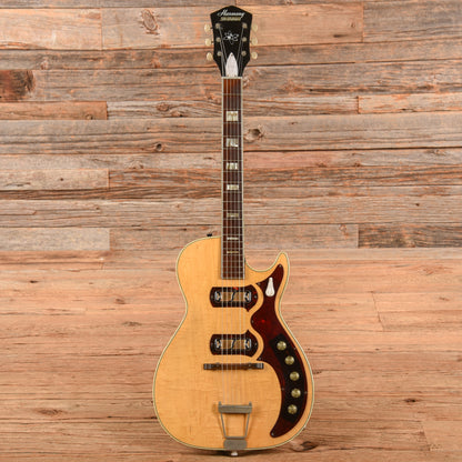 Harmony Stratotone Natural 1960s Electric Guitars / Solid Body