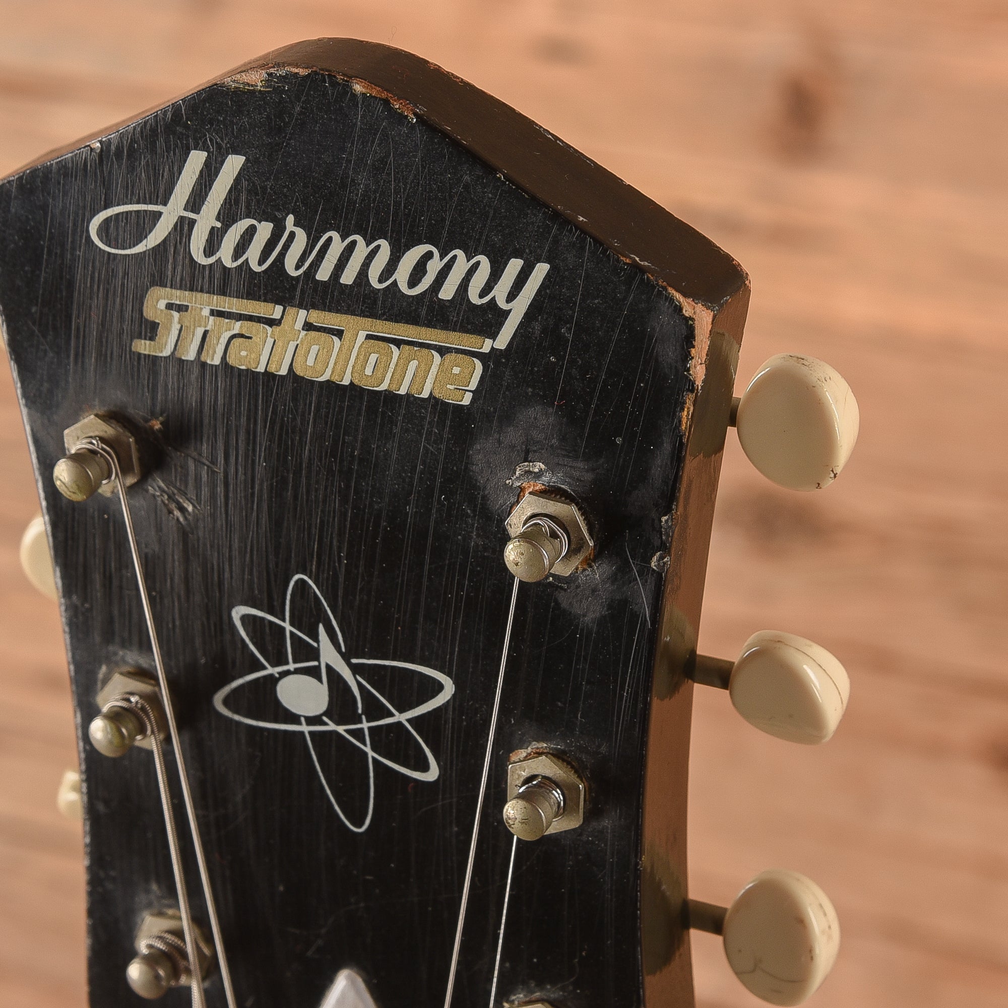 Harmony Stratotone Natural 1960s Electric Guitars / Solid Body