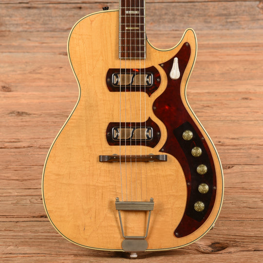 Harmony Stratotone Natural 1960s Electric Guitars / Solid Body