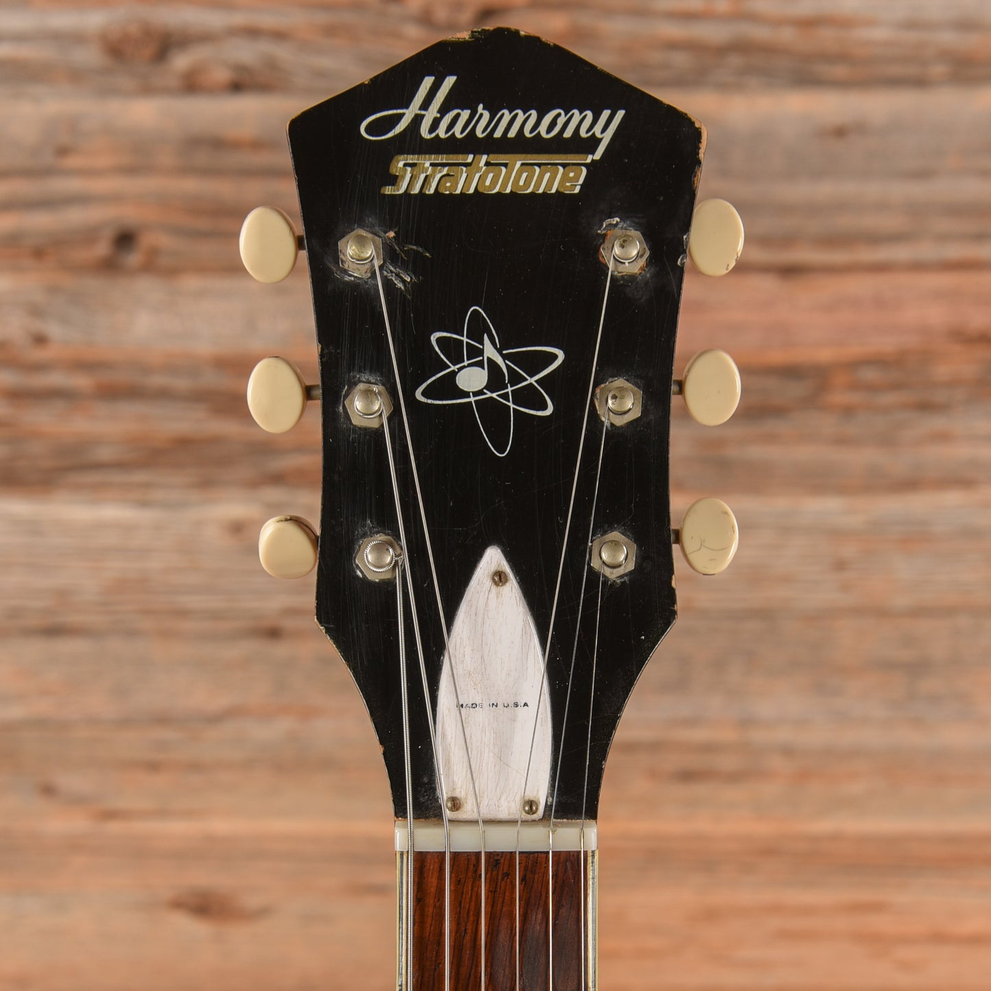 Harmony Stratotone Natural 1960s Electric Guitars / Solid Body