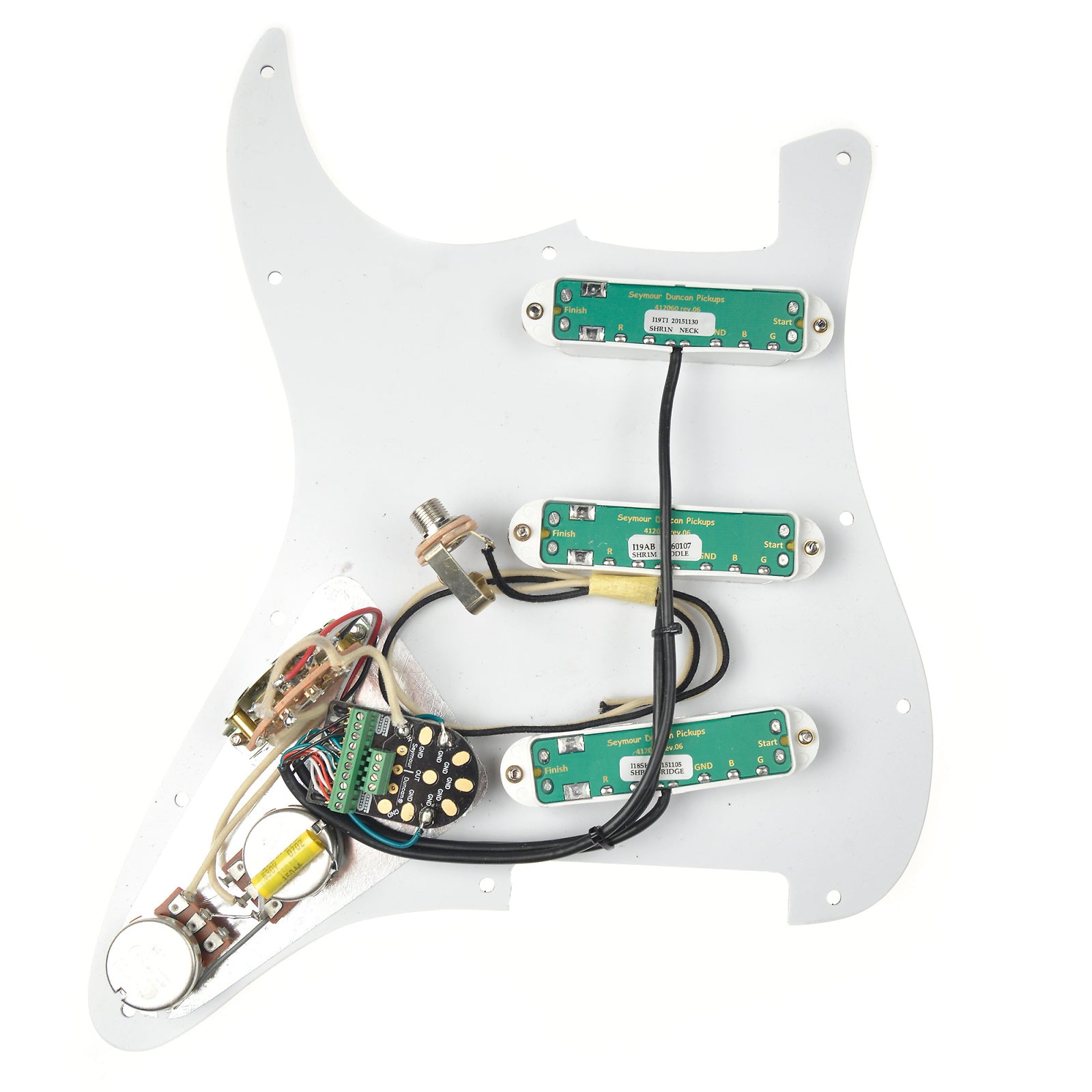 Seymour Duncan Triple Rails Fully Loaded Liberator Pickguard for Strat