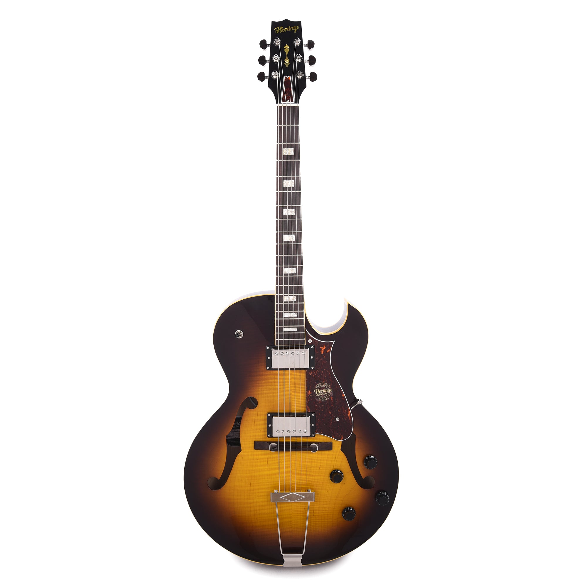 Heritage Custom Shop Core H-575 Hollow Body Original Sunburst Electric Guitars / Hollow Body