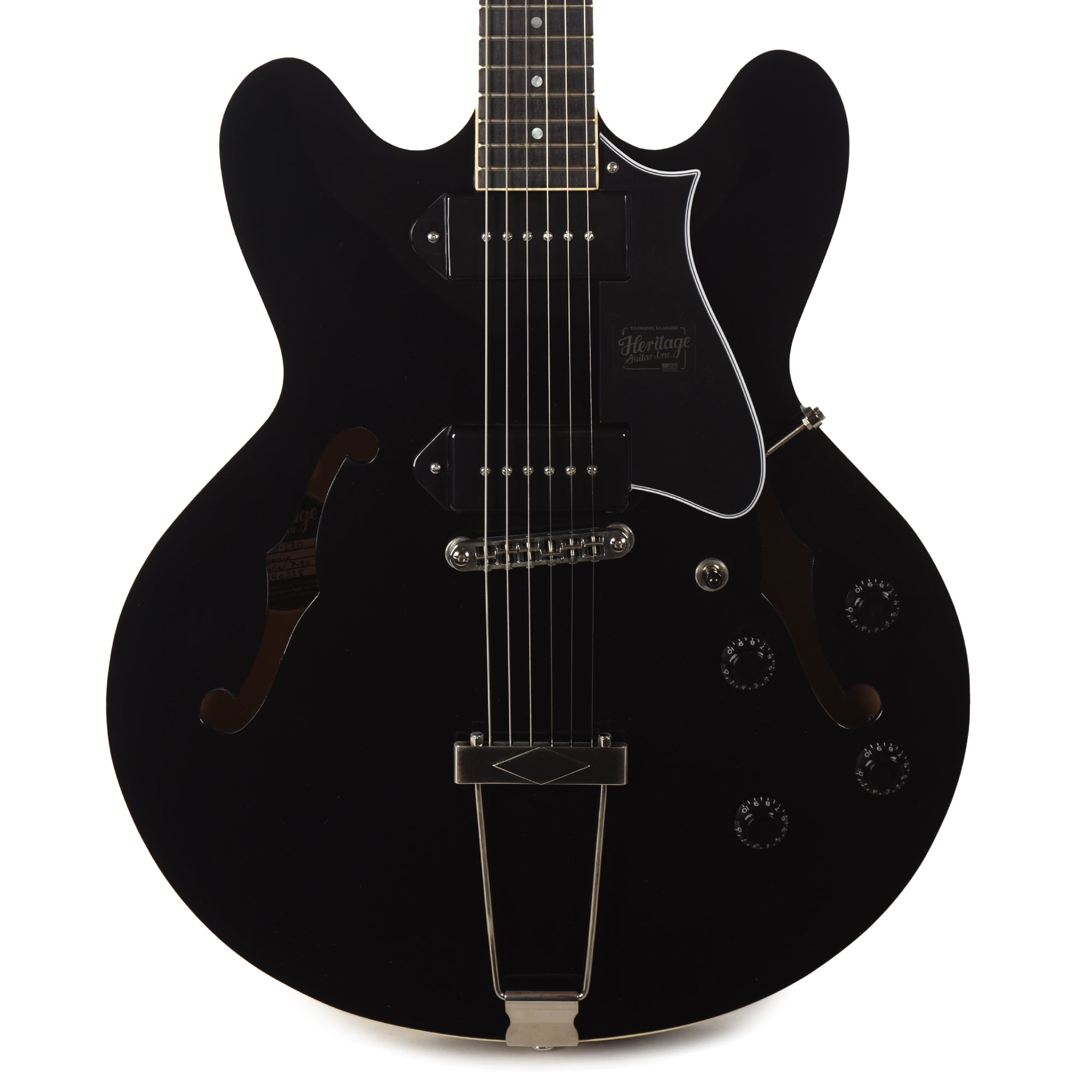 Heritage Standard H-530 Hollow Body Ebony Electric Guitars / Hollow Body