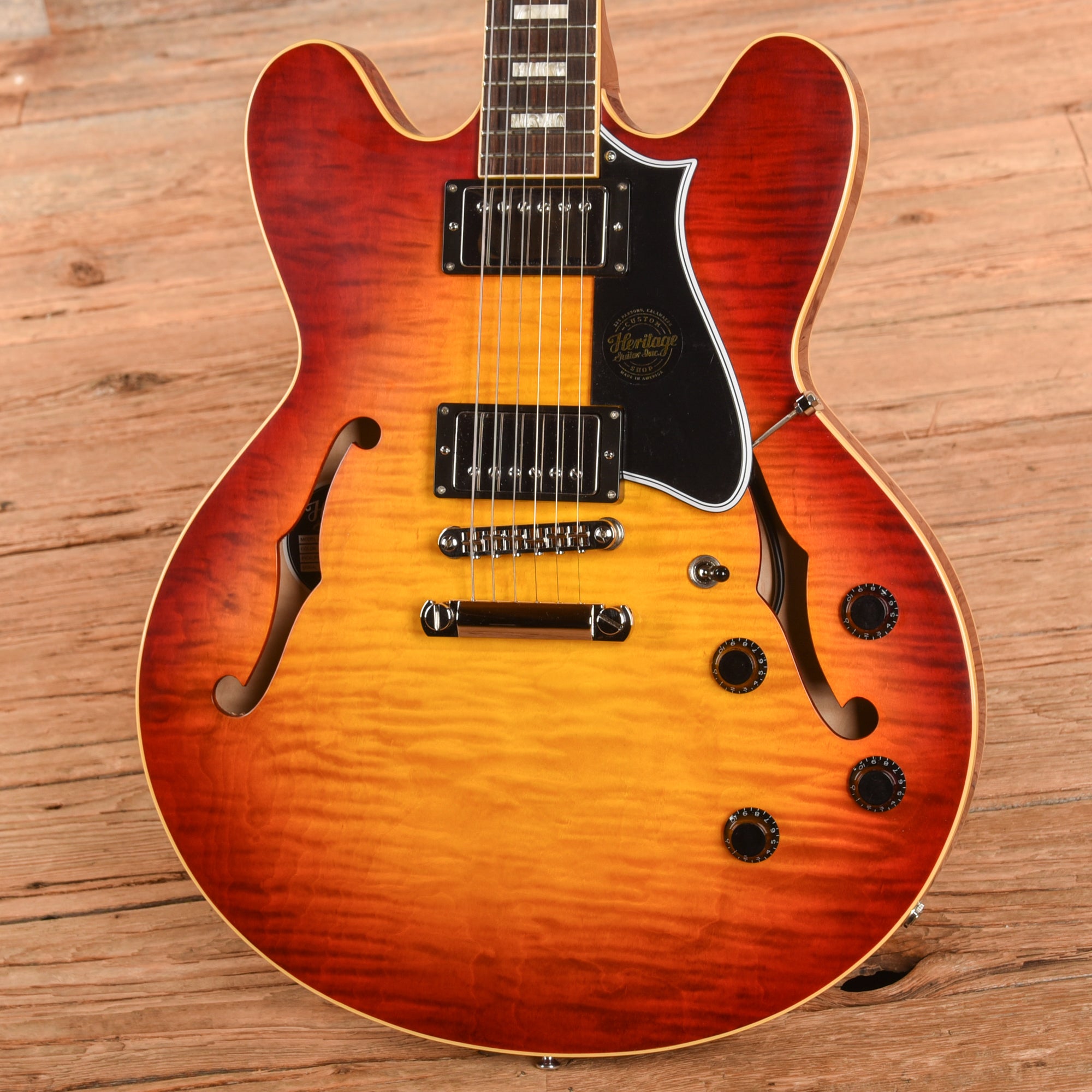 Heritage Custom Shop Core Collection H-535 Cherry Sunburst 2024 Electric Guitars / Semi-Hollow