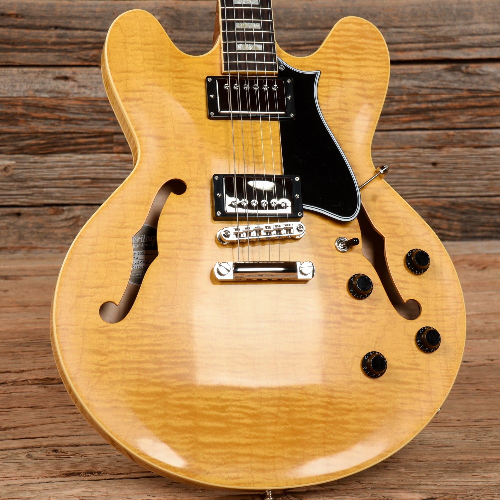 Heritage Custom Shop Core H-535 Antique Natural 2024 Electric Guitars / Semi-Hollow