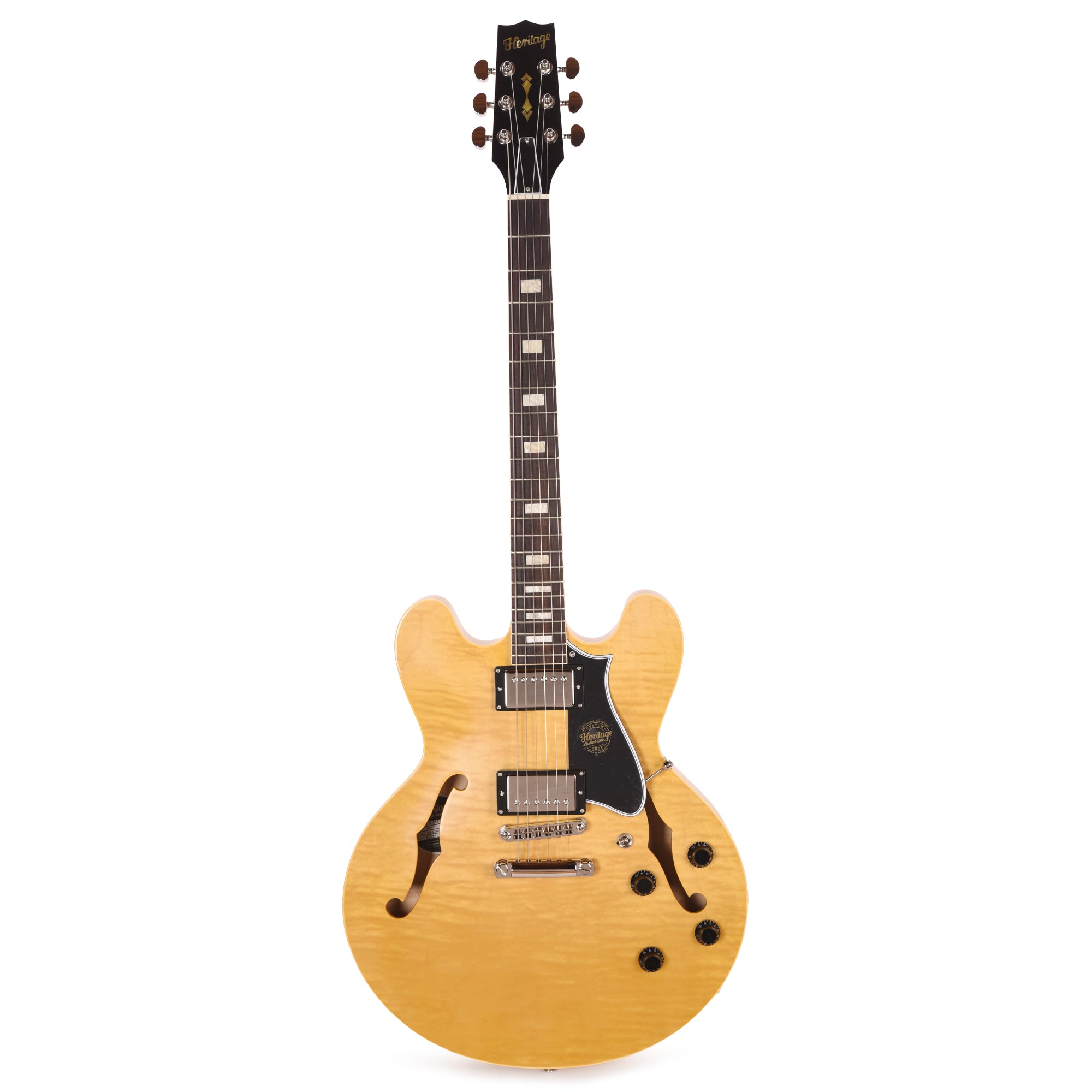 Heritage Custom Shop Core H-535 Semi-Hollow Body Antique Natural Electric Guitars / Semi-Hollow
