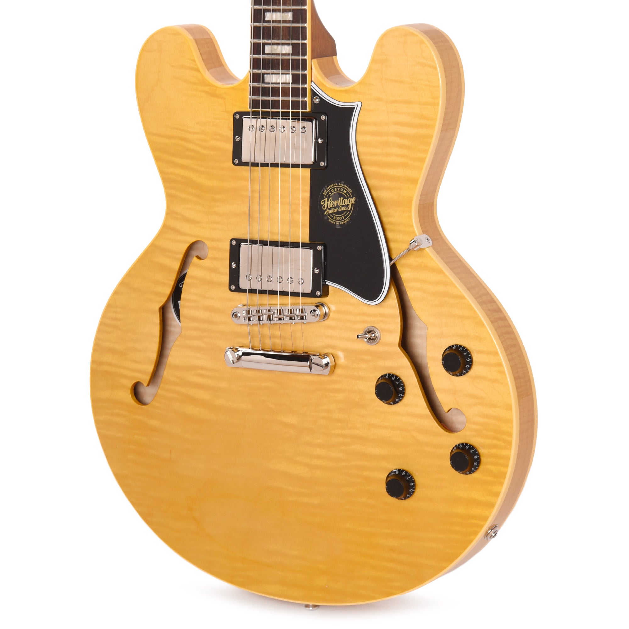 Heritage Custom Shop Core H-535 Semi-Hollow Body Antique Natural Electric Guitars / Semi-Hollow
