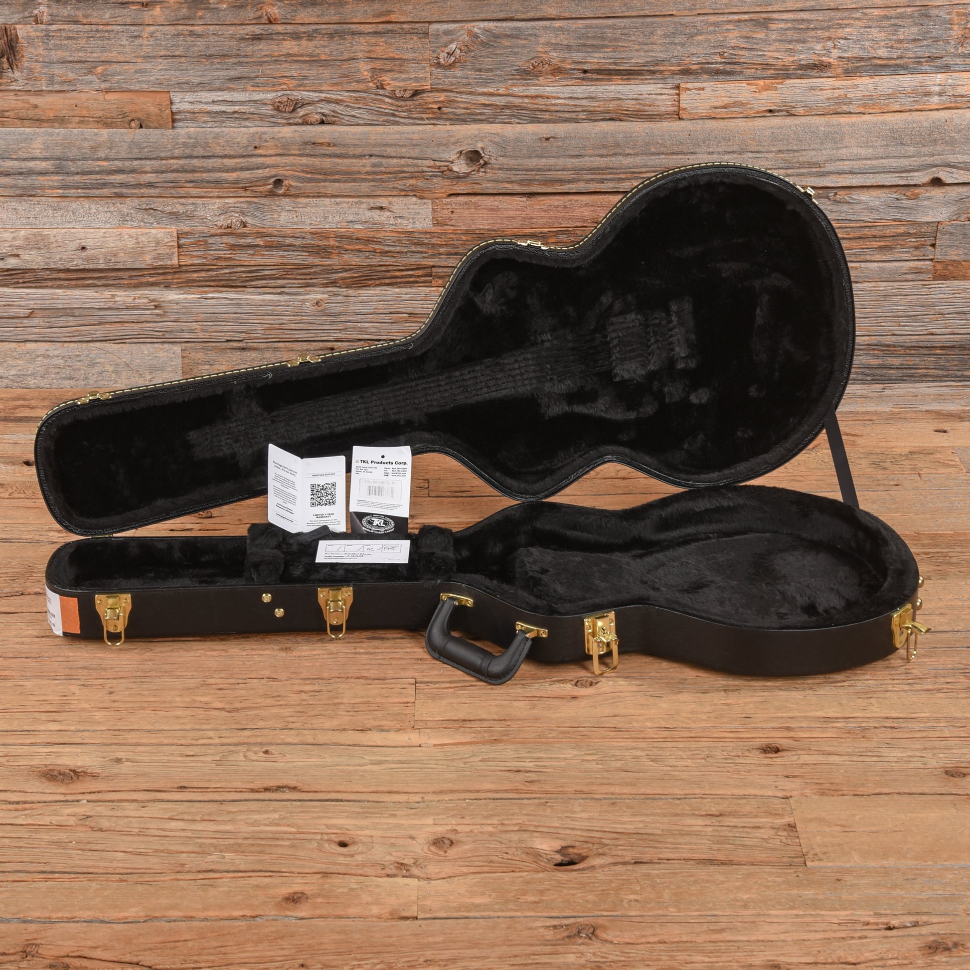 Heritage H-535 Ebony 2024 Electric Guitars / Semi-Hollow