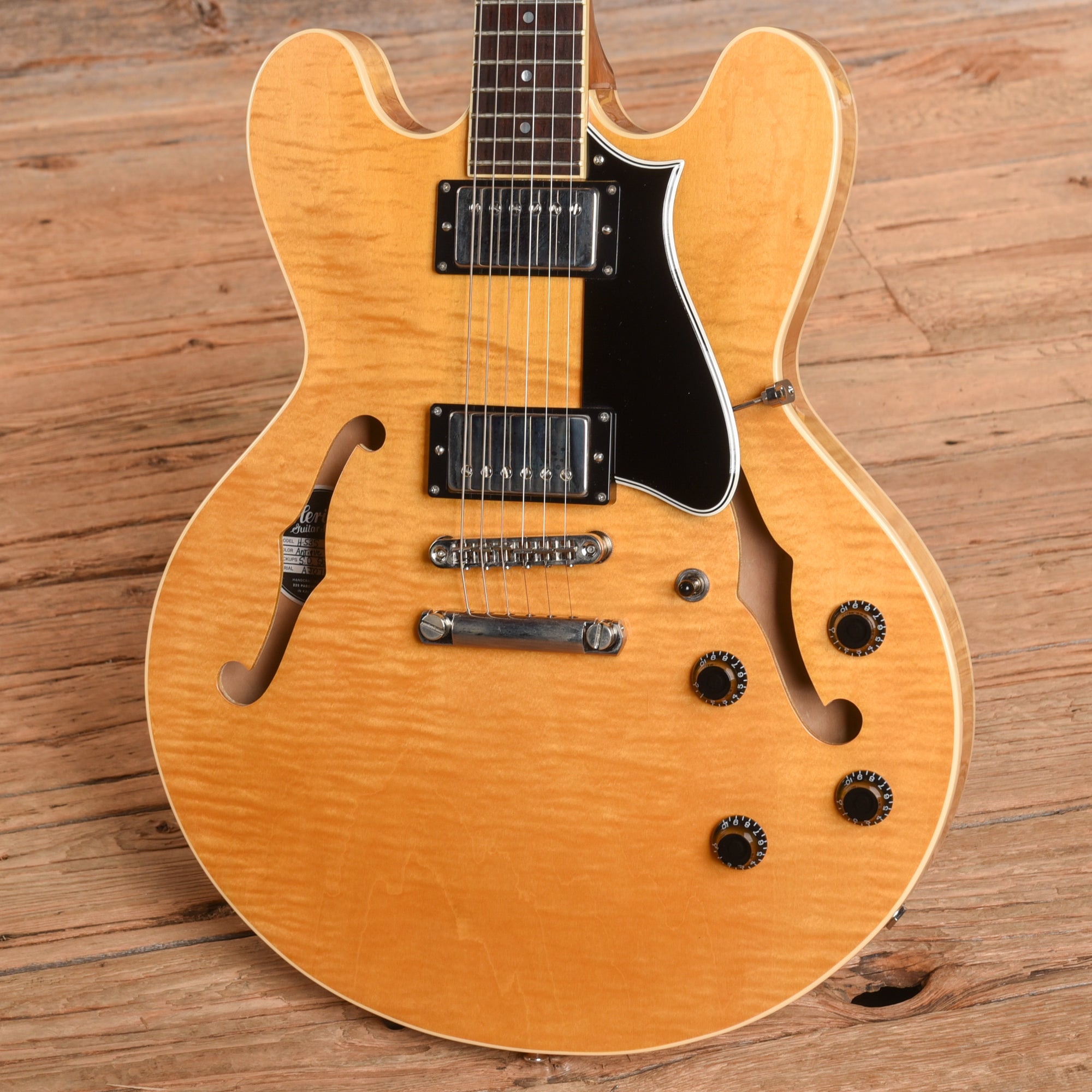 Heritage H-535 Standard Antique Natural 2019 Electric Guitars / Semi-Hollow