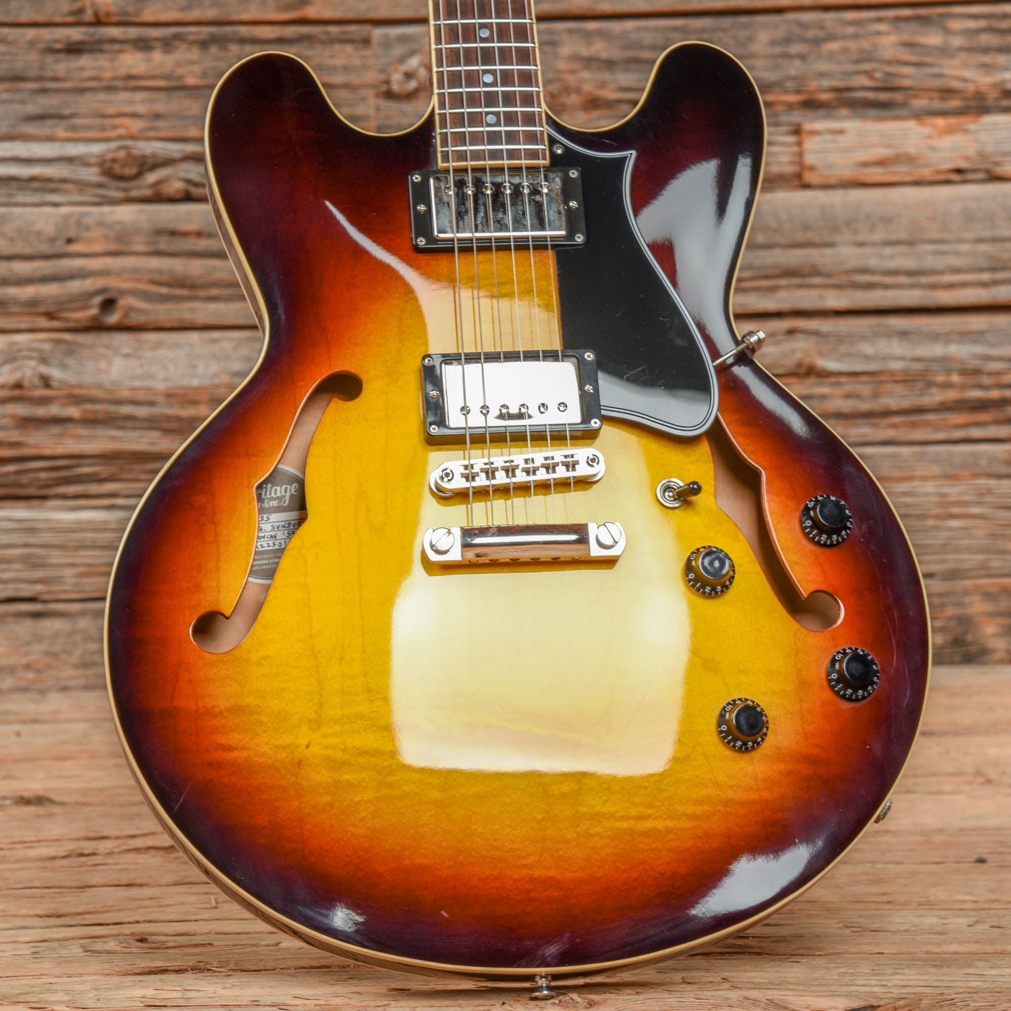 Heritage H-535 Standard Sunburst 2022 Electric Guitars / Semi-Hollow