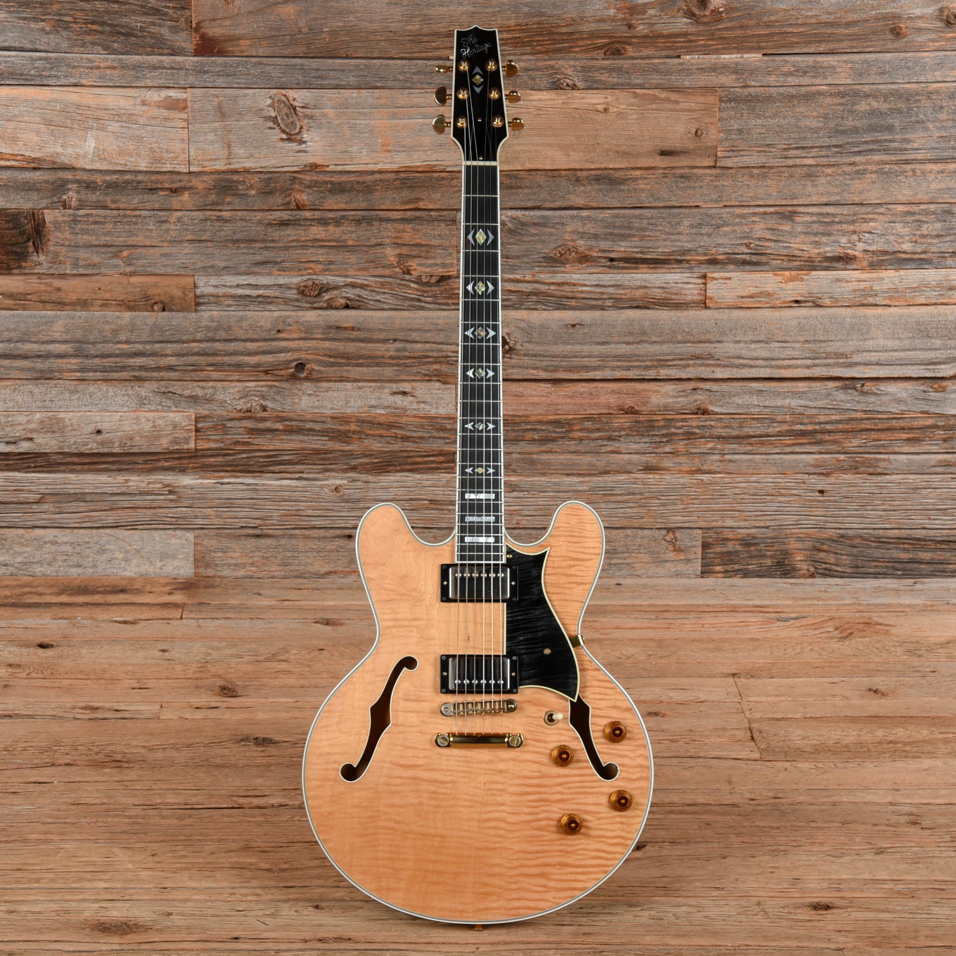 Heritage H-555 Antique Natural 2008 Electric Guitars / Semi-Hollow