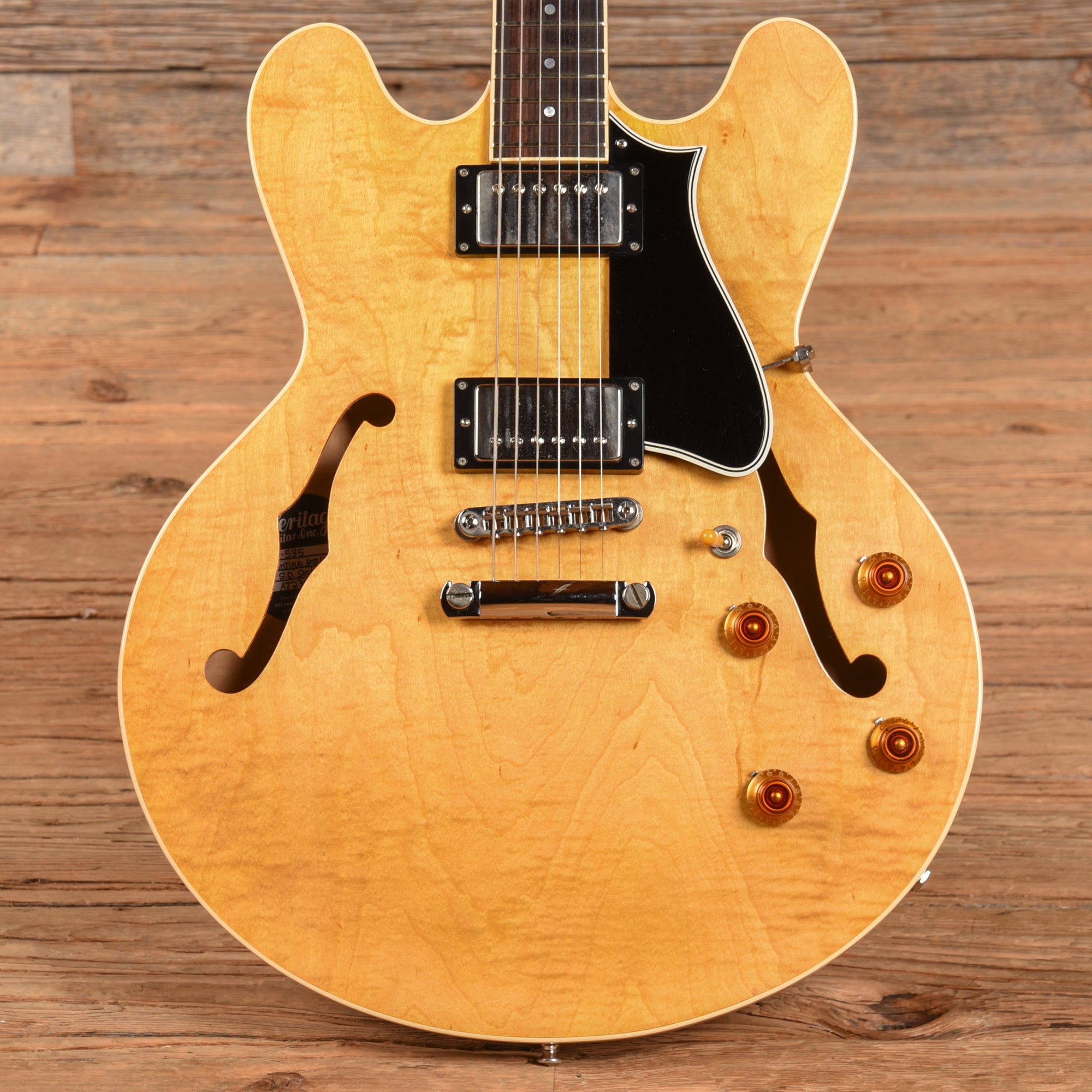 Heritage H535 Standard Antique Natural 2019 Electric Guitars / Semi-Hollow