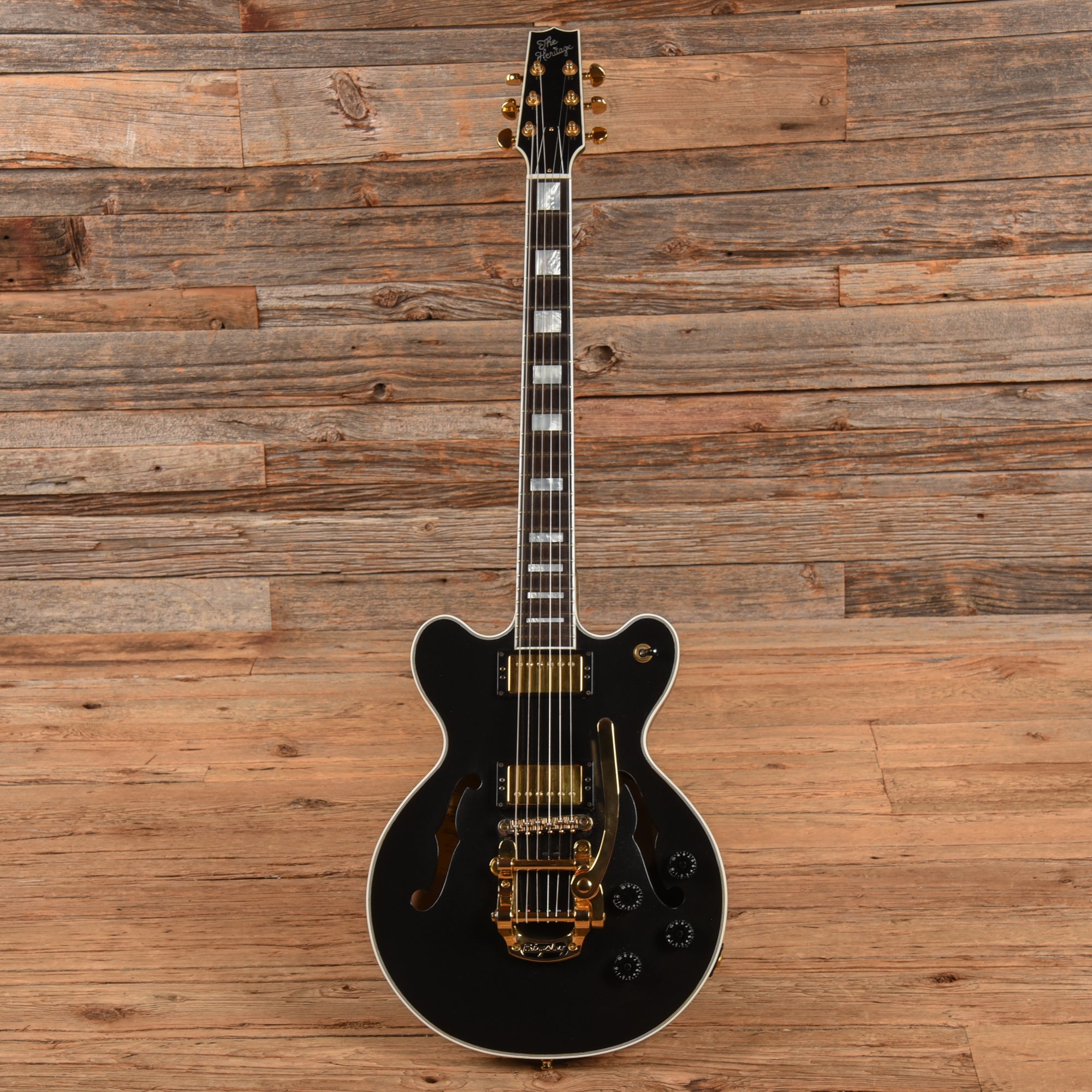Heritage Millenium DC Black 2003 Electric Guitars / Semi-Hollow