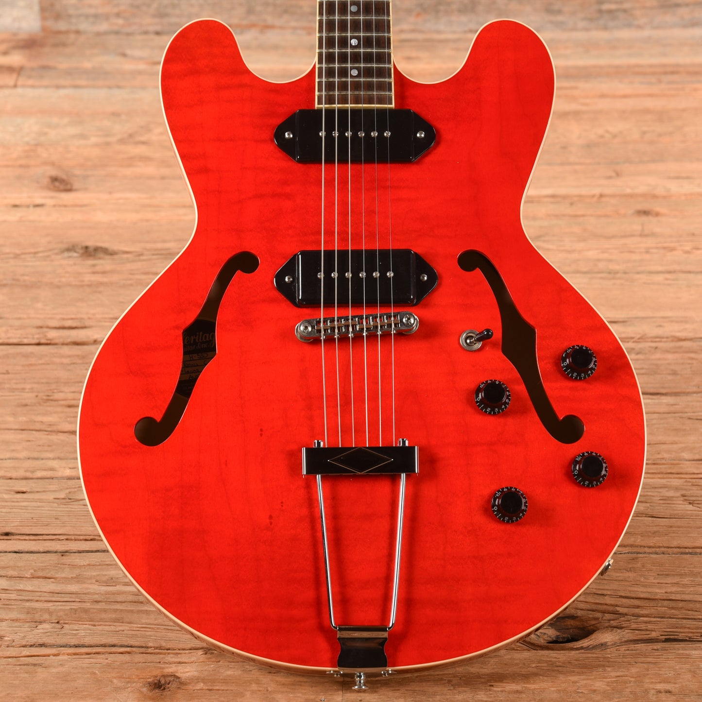 Heritage Standard H-530 Cherry Electric Guitars / Semi-Hollow