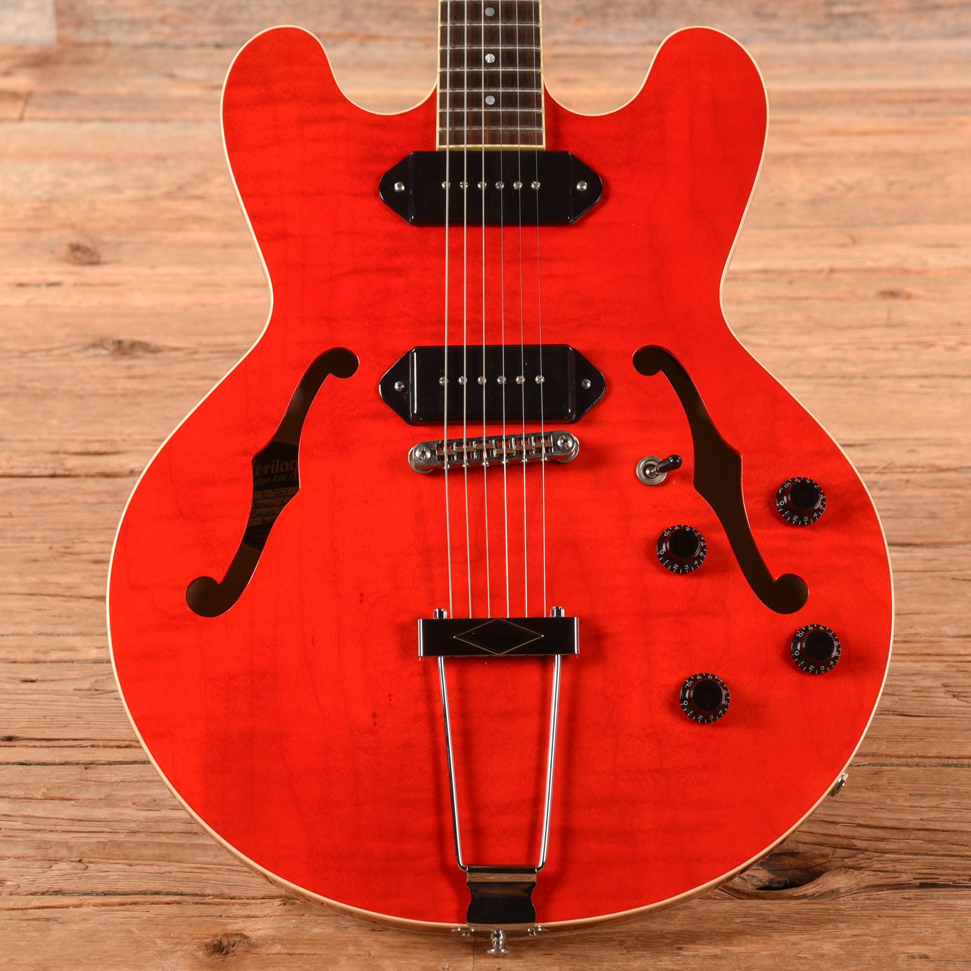 Heritage Standard H-530 Cherry Electric Guitars / Semi-Hollow