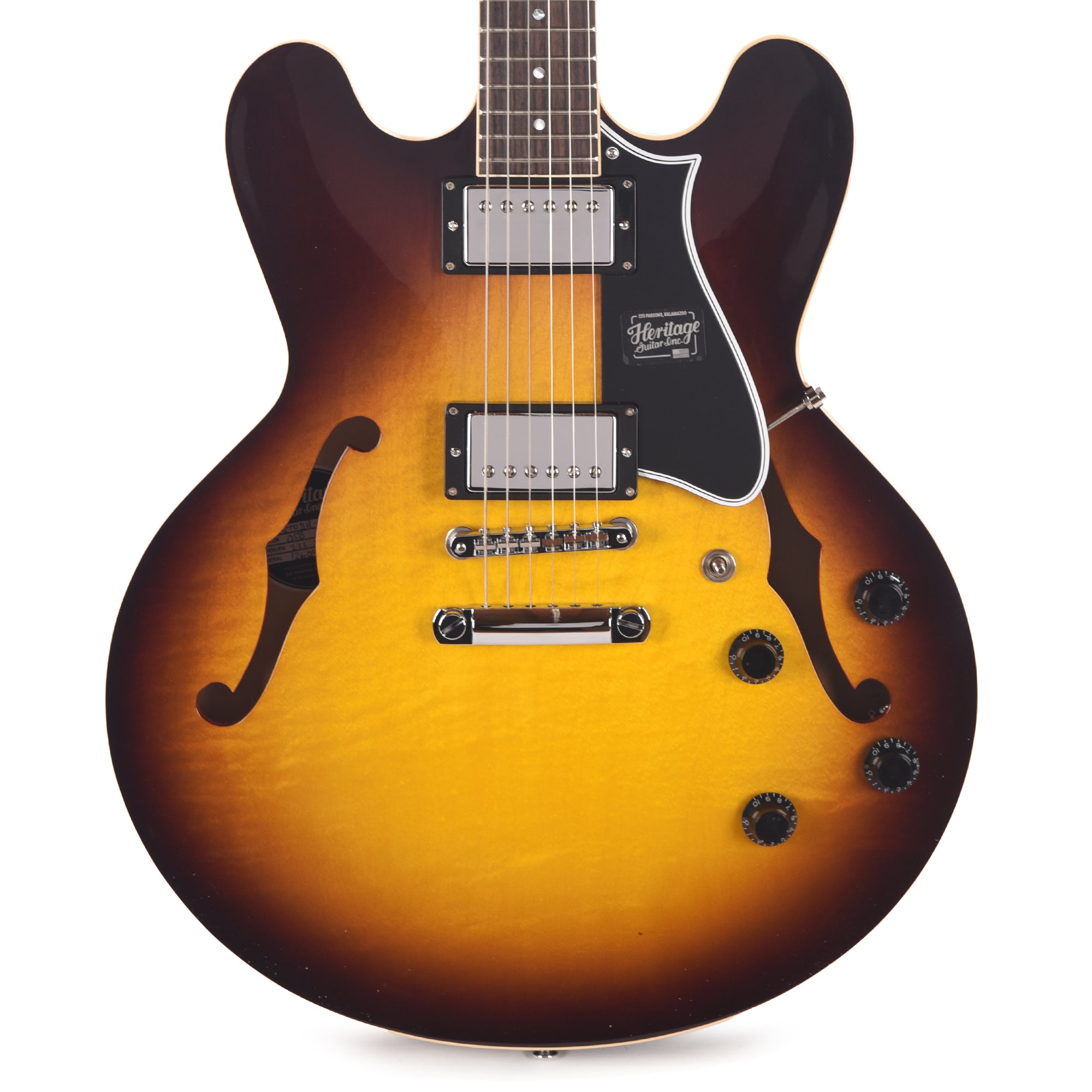 Heritage Standard II H-535 Original Sunburst Electric Guitars / Semi-Hollow