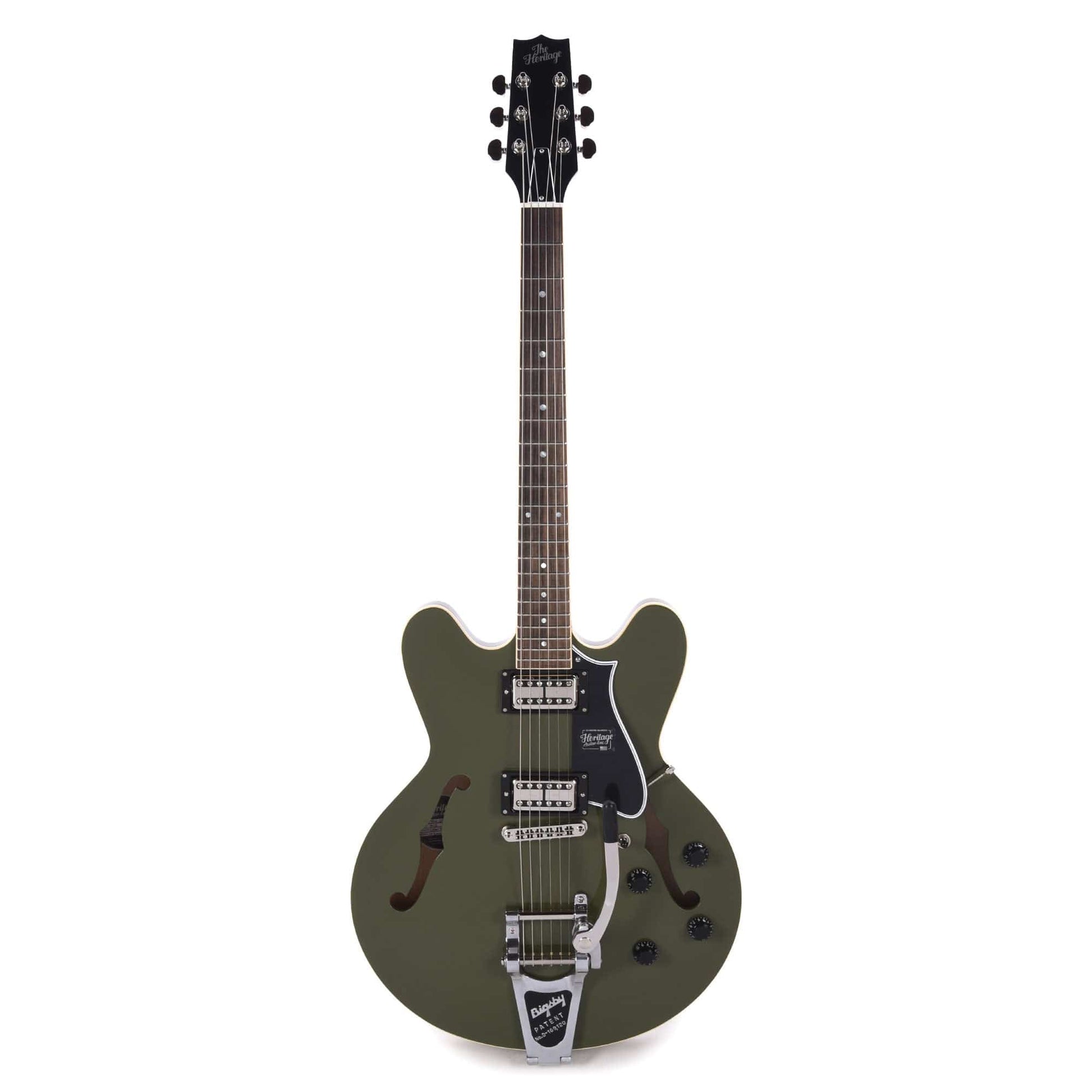 Heritage Standard Special Edition H-535 Olive Drab w/Lollartrons & Bigsby Electric Guitars / Semi-Hollow