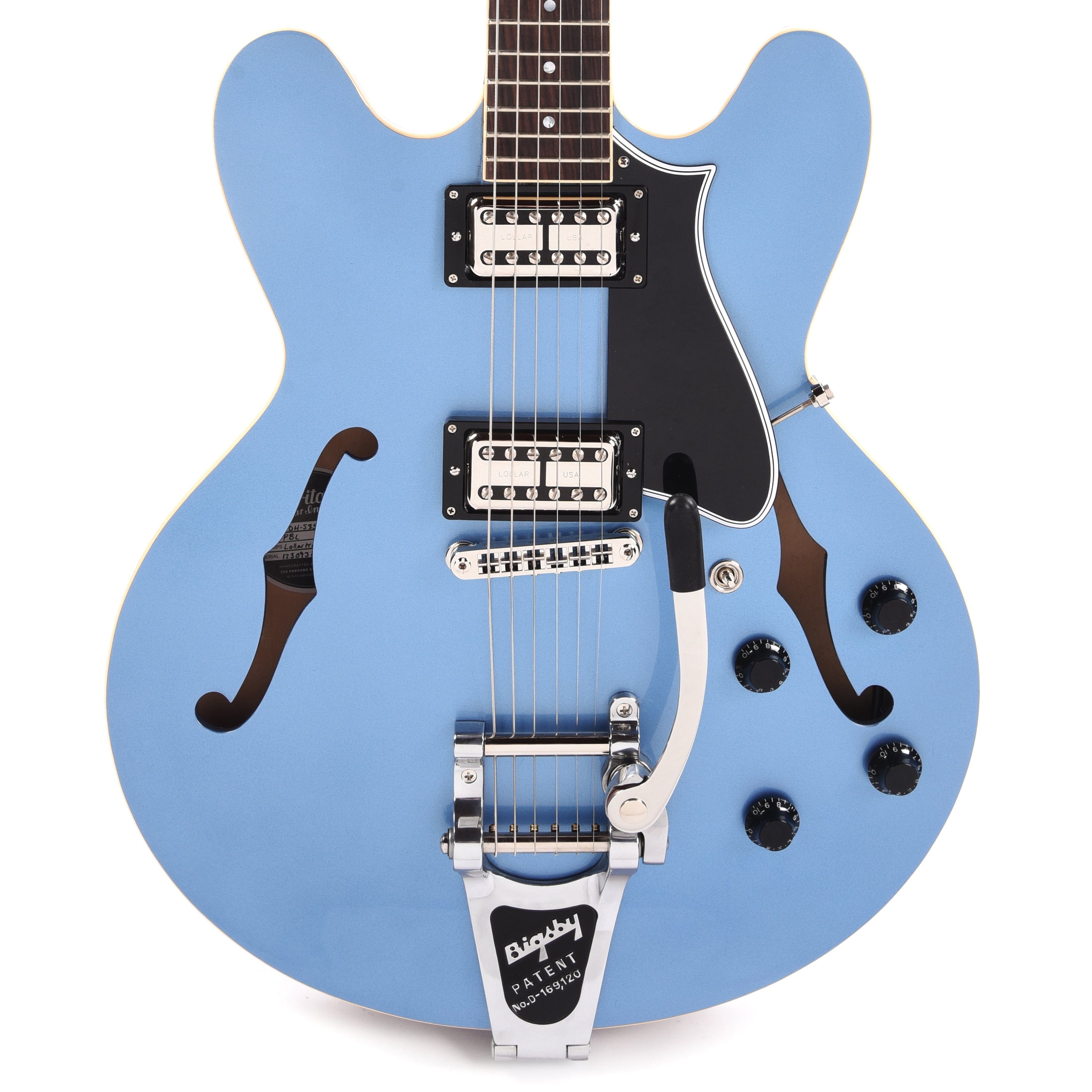 Heritage Standard Special Edition H-535 Pelham Blue w/Lollartrons & Bigsby Electric Guitars / Semi-Hollow