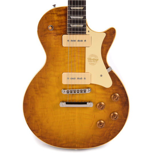 Heritage Custom Shop Core H-150 P90 Dirty Lemon Burst Electric Guitars / Solid Body
