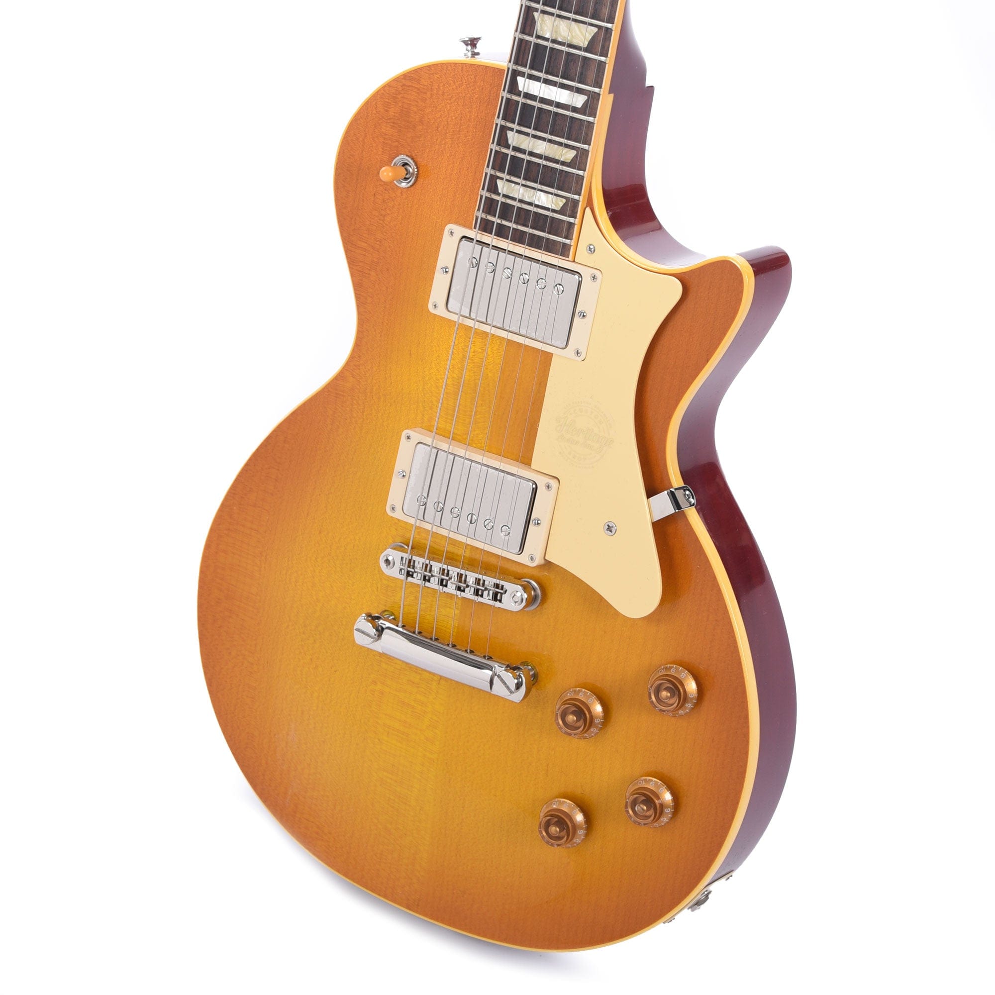 Heritage Custom Shop Core H-150 Plain Top Dirty Lemon Burst Electric Guitars / Solid Body