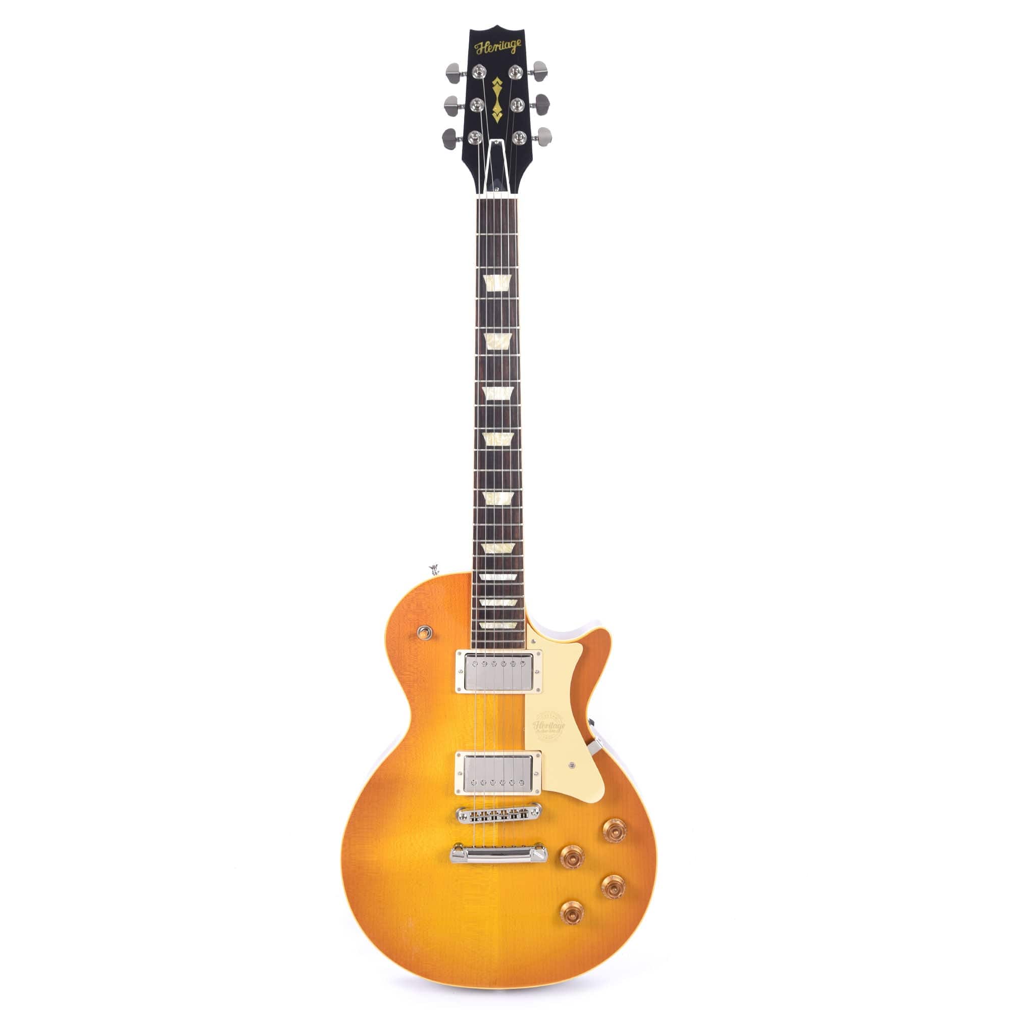 Heritage Custom Shop Core H-150 Plain Top Dirty Lemon Burst Electric Guitars / Solid Body