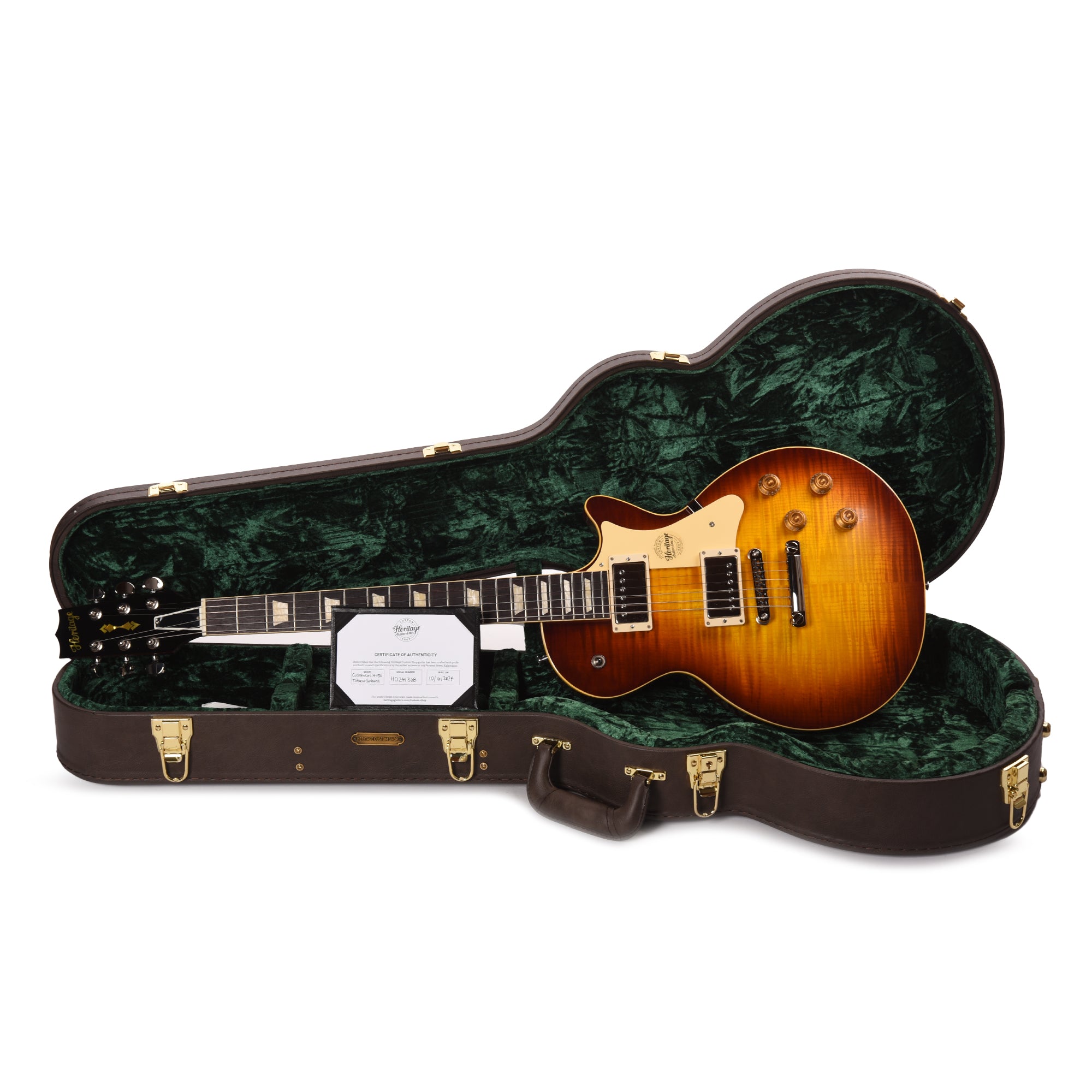 Heritage Custom Shop Core H-150 Tobacco Sunburst w/CME Hand-Selected Top Electric Guitars / Solid Body