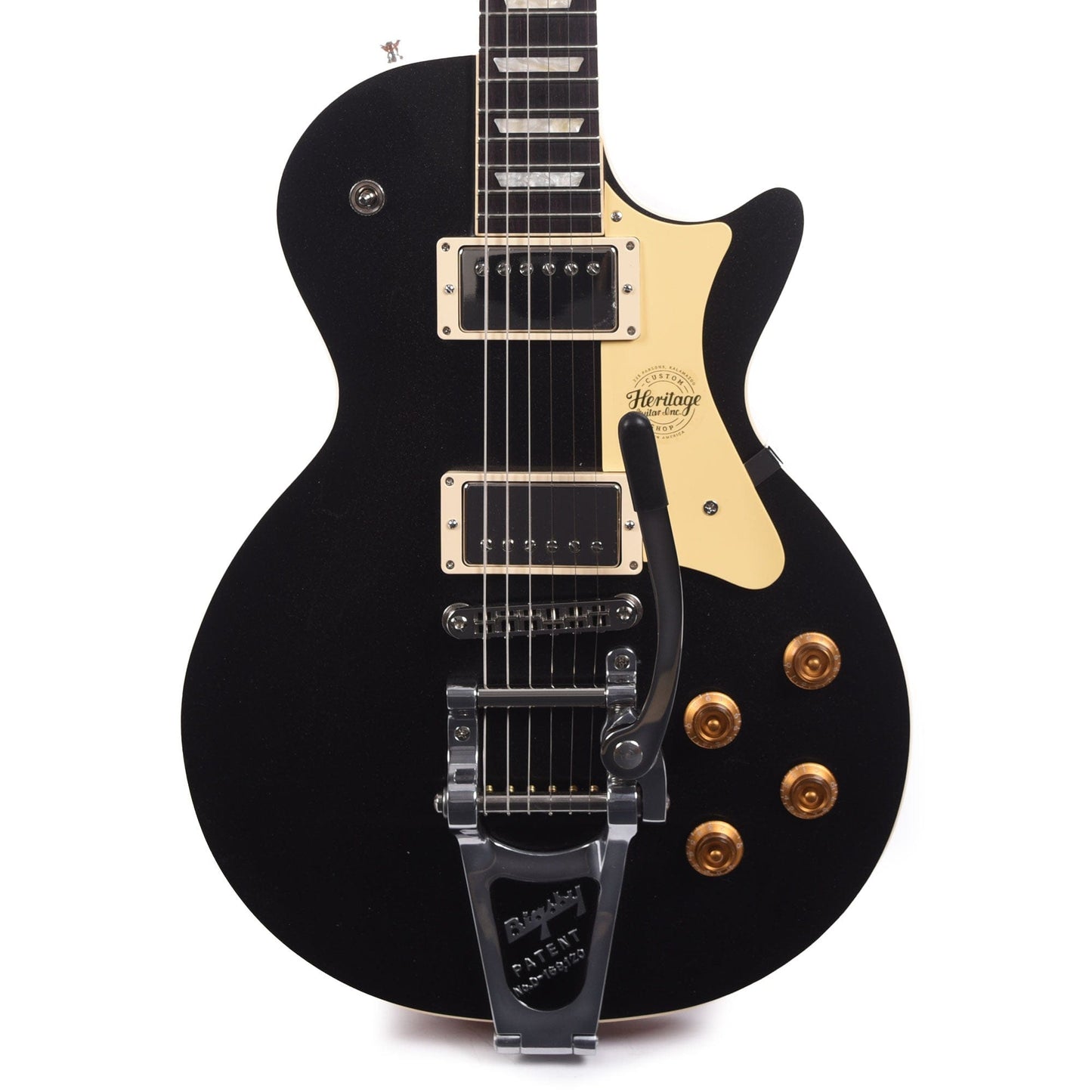 Heritage Custom Shop H-150 Space Black w/Bigsby & Hardshell Case Electric Guitars / Solid Body