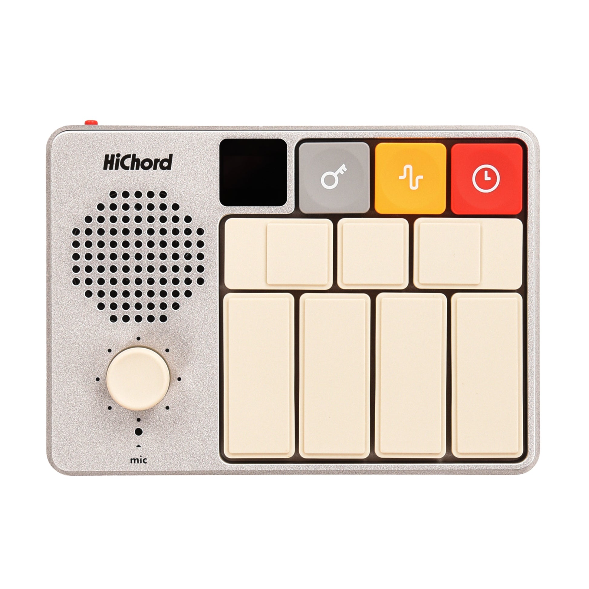 HiChord Pocket Chord Synthesizer Aluminum Edition Silver Anodized Synthesizers
