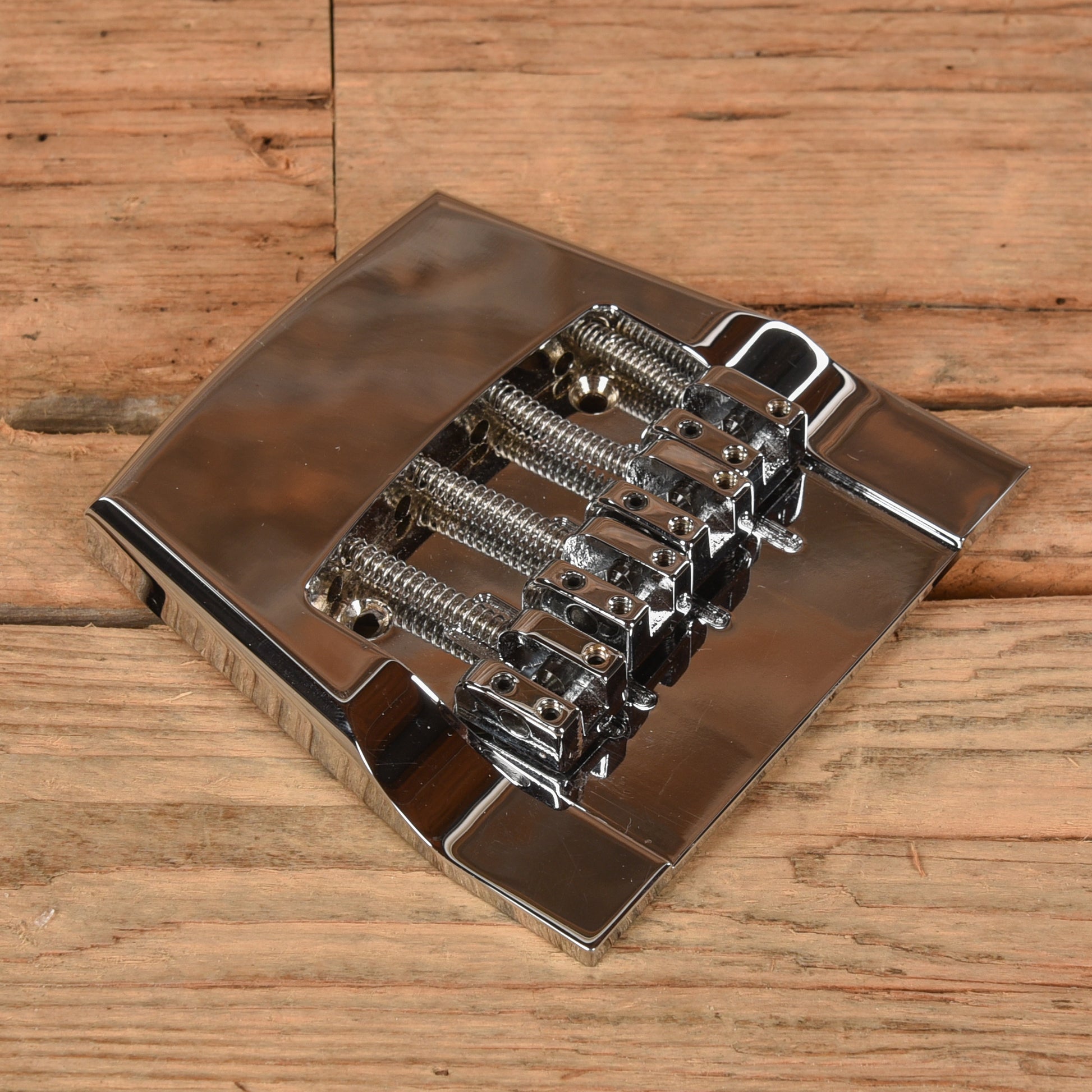 Hipshot 4 String Rickenbacker Replacement Bridge Chromed Brass Parts / Guitar Parts / Bridges