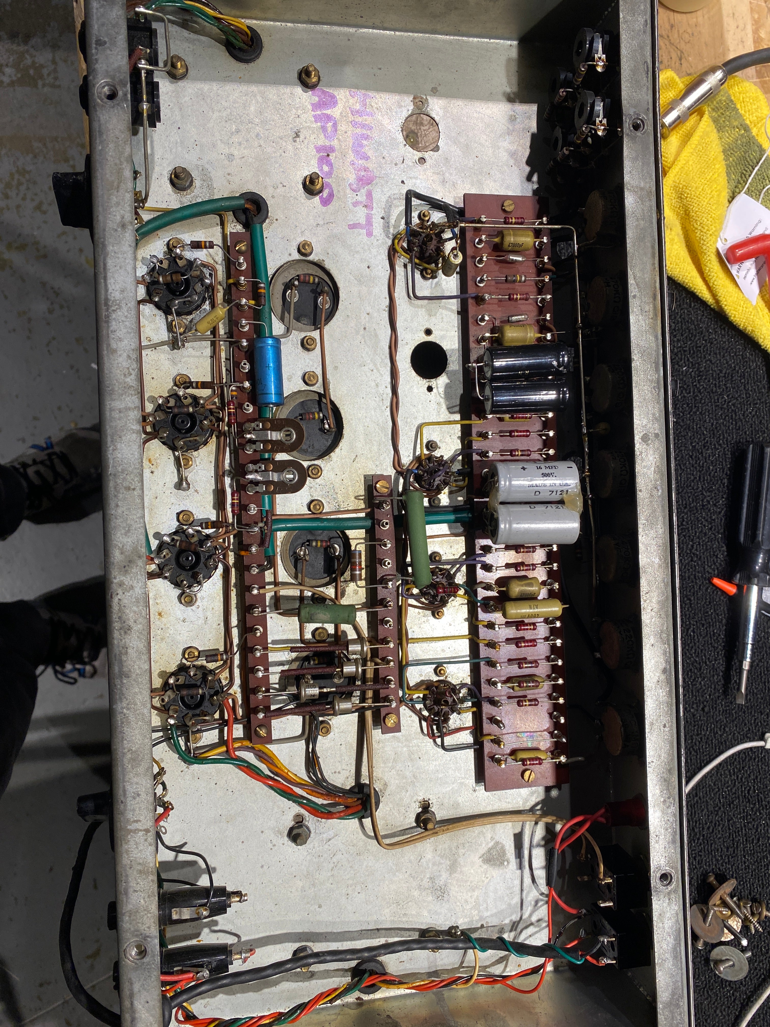 Hiwatt AP100  1967 Amps / Guitar Amps / Guitar Cabinets