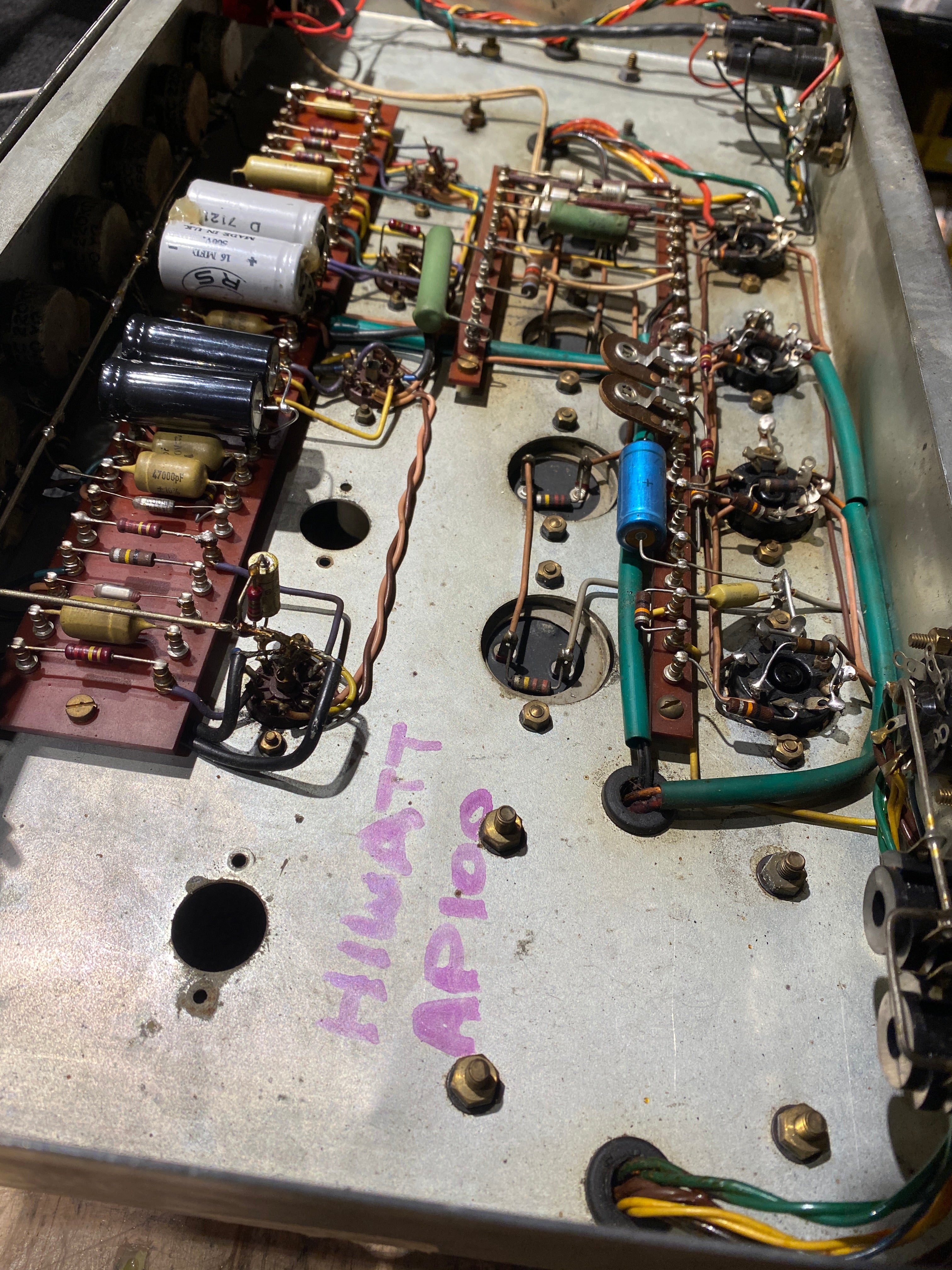 Hiwatt AP100  1967 Amps / Guitar Amps / Guitar Cabinets