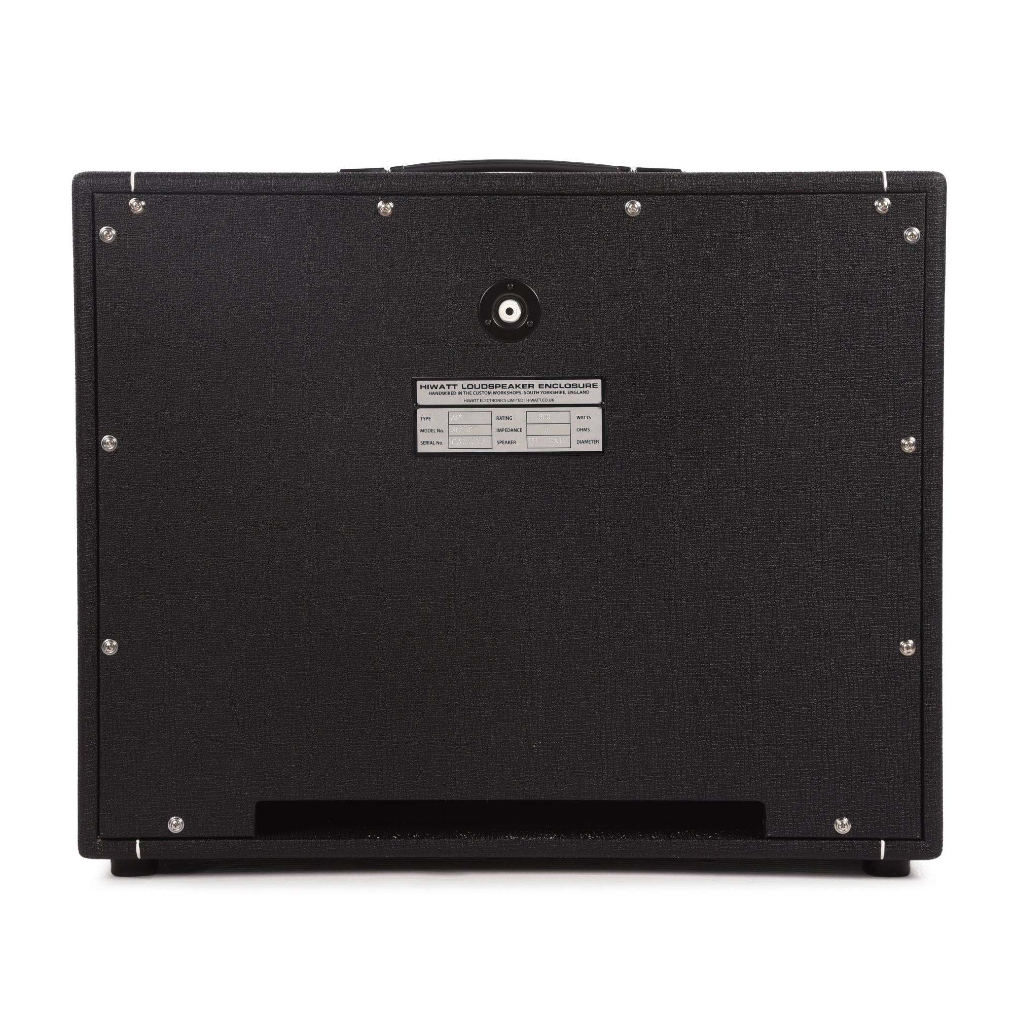 Hiwatt SE212F 2x12 Amp Cabinet w/ Fane Purpleback Speakers Amps / Guitar Amps / Guitar Cabinets
