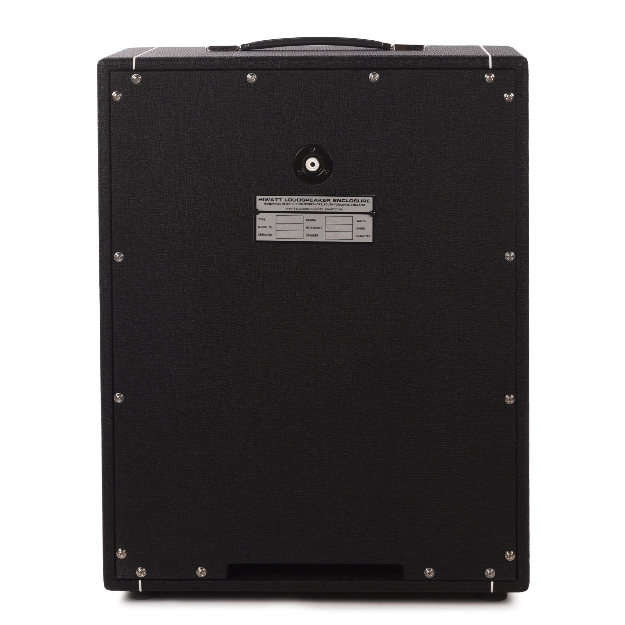 Hiwatt SE212FU Upright 2x12 Speaker Cabinet w/ Fane Purpleback Speakers Amps / Guitar Amps / Guitar Cabinets