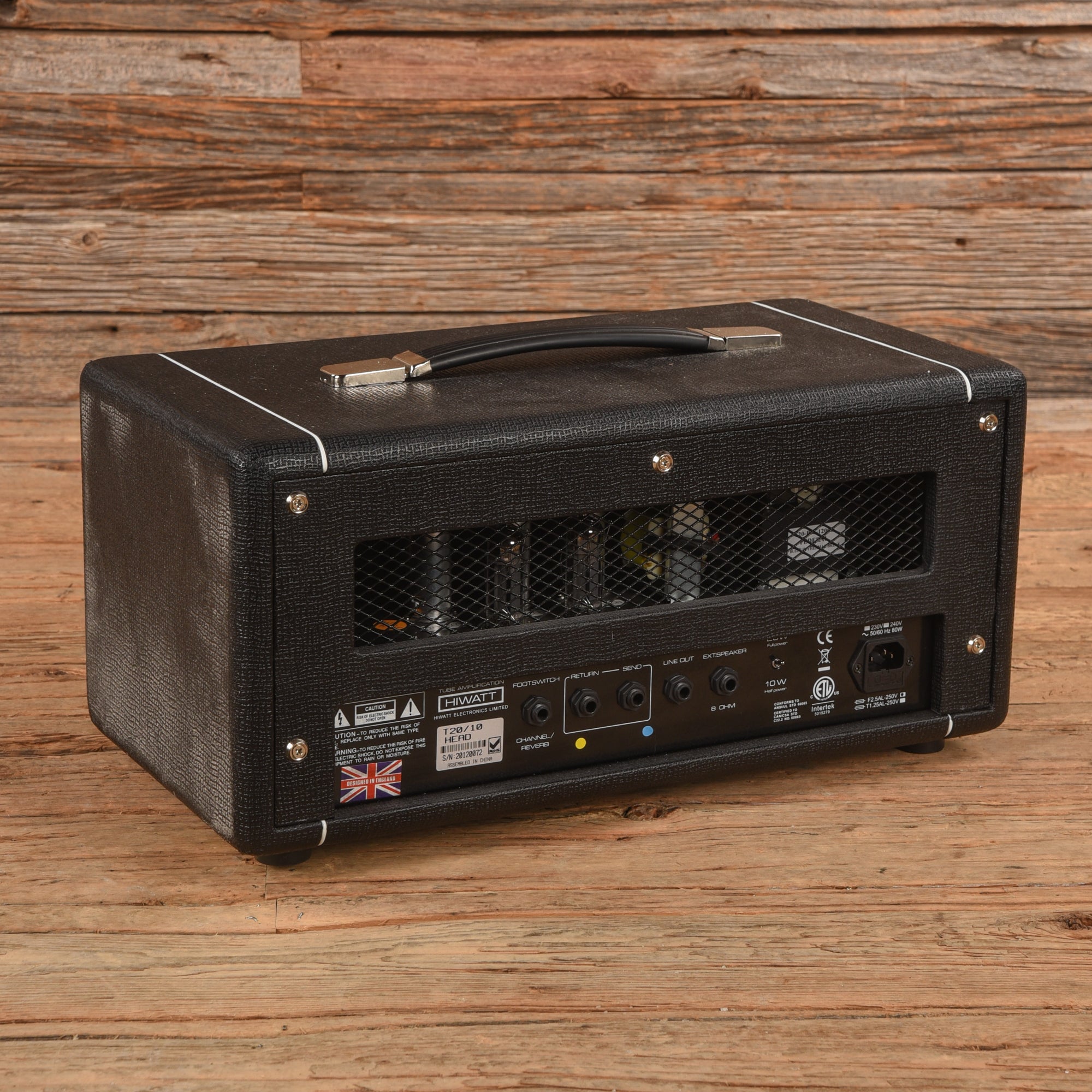 Hiwatt T20/10 Mk III 20-Watt Guitar Amp Head Amps / Guitar Amps / Guitar Cabinets