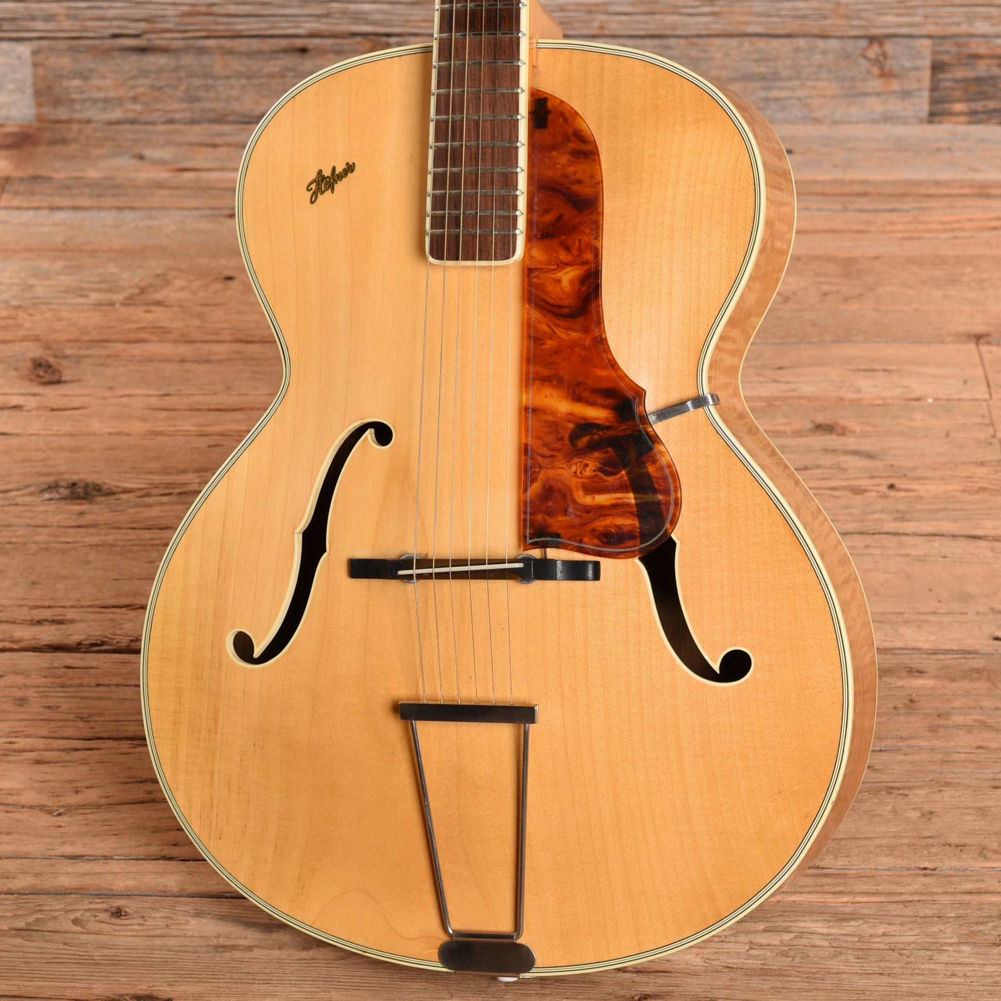 Hofner Model 456 Archtop Natural 1958 Acoustic Guitars