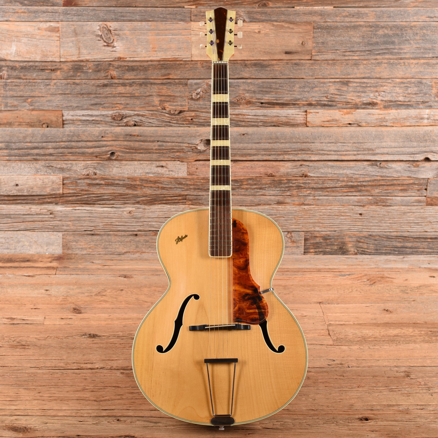 Hofner Model 456 Archtop Natural 1958 Acoustic Guitars