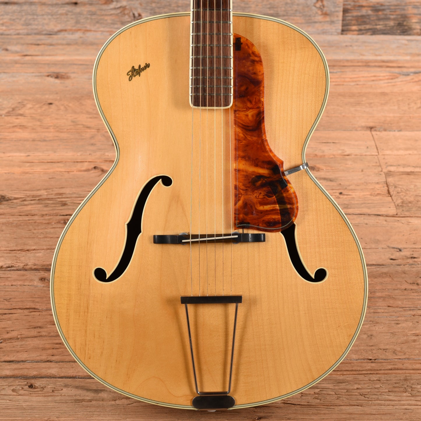 Hofner Model 456 Archtop Natural 1958 Acoustic Guitars