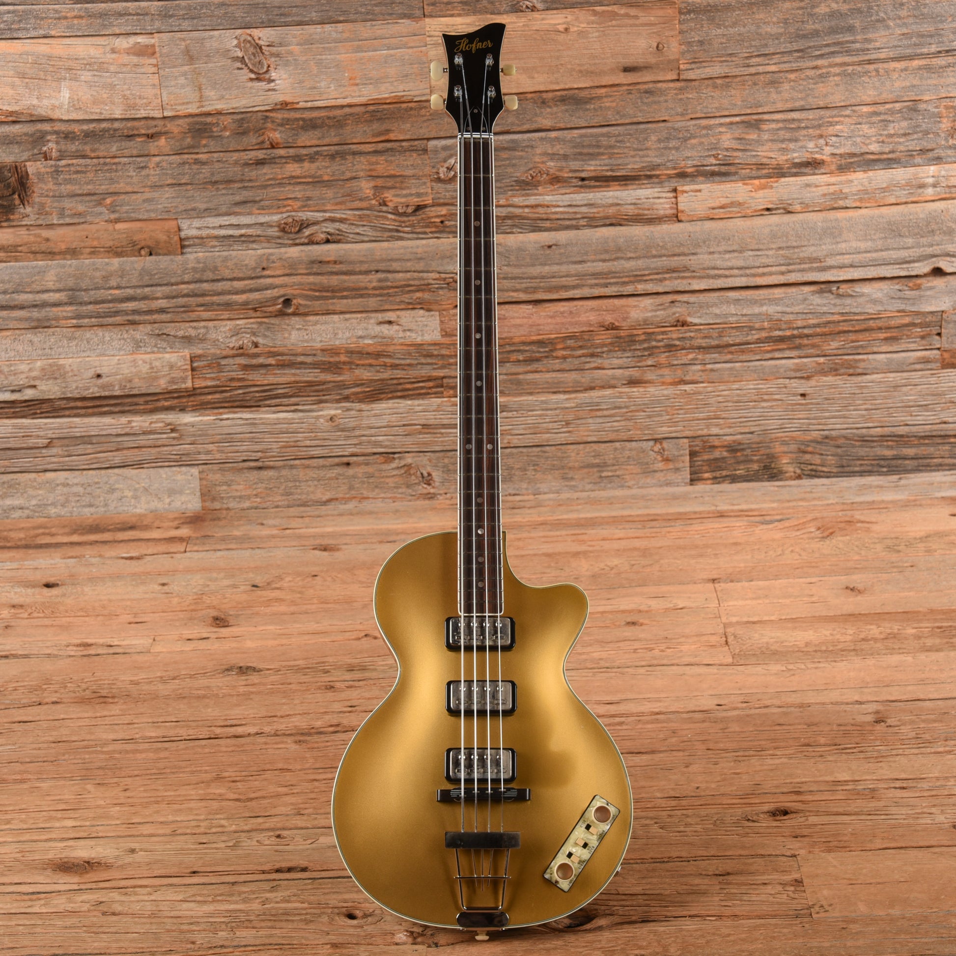 Hofner 500/2 Custom Shop T. Petersson Goldtop 2007 Bass Guitars / 4-String