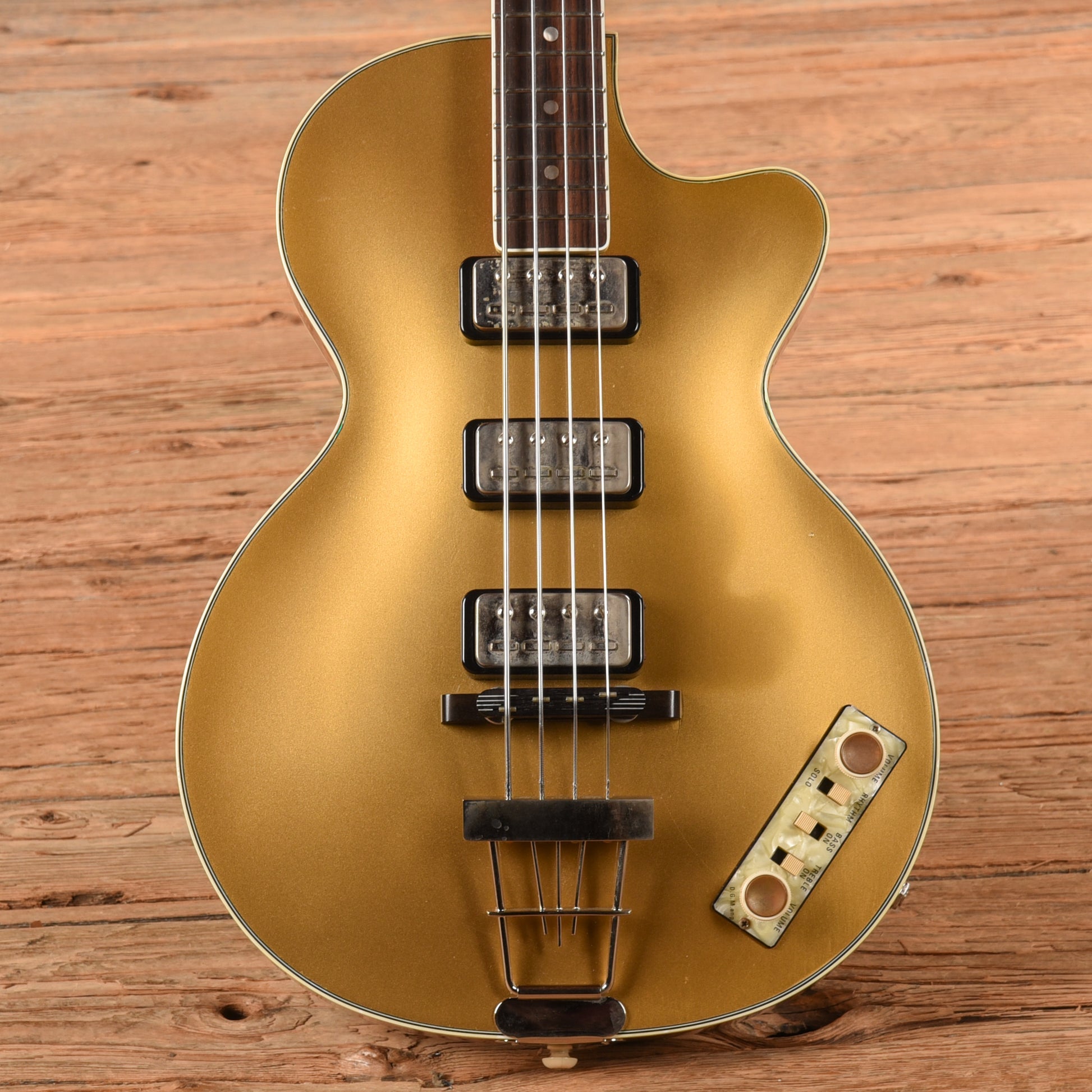 Hofner 500/2 Custom Shop T. Petersson Goldtop 2007 Bass Guitars / 4-String