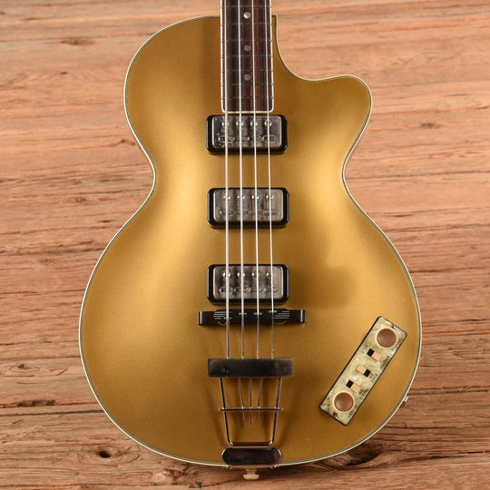 Hofner 500/2 Custom Shop T. Petersson Goldtop 2007 Bass Guitars / 4-String