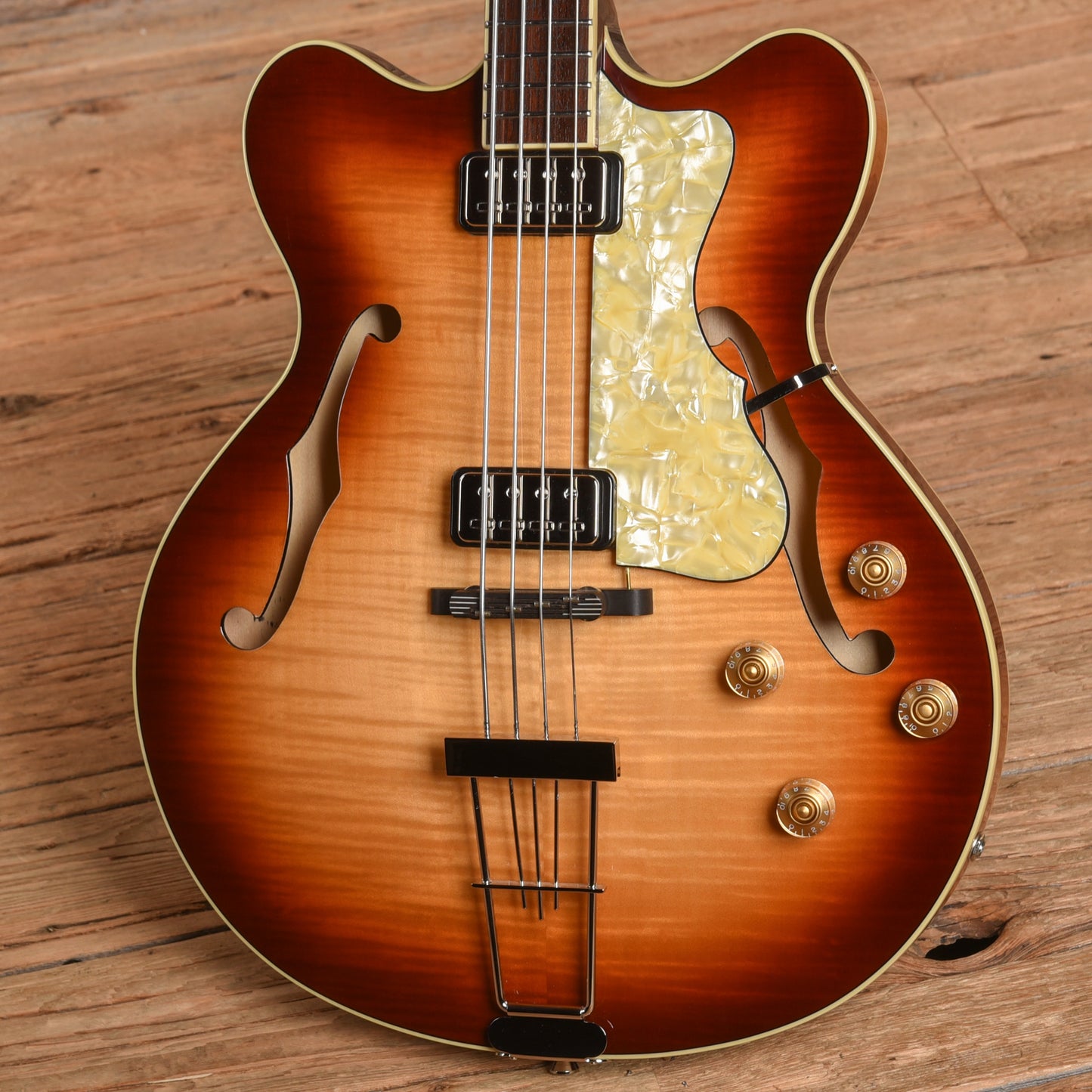 Hofner Contemporary Series Verythin Bass Sunburst 2020 Bass Guitars / 4-String