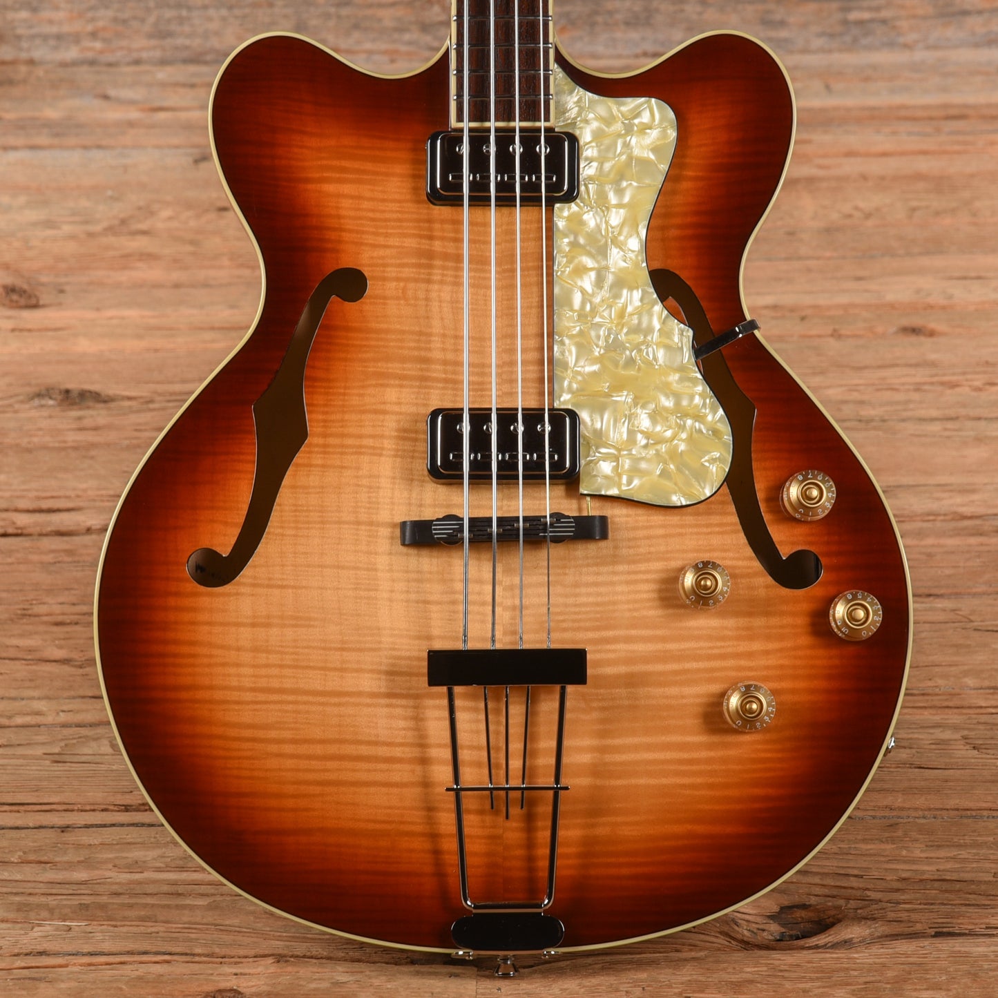 Hofner Contemporary Series Verythin Bass Sunburst 2020 Bass Guitars / 4-String