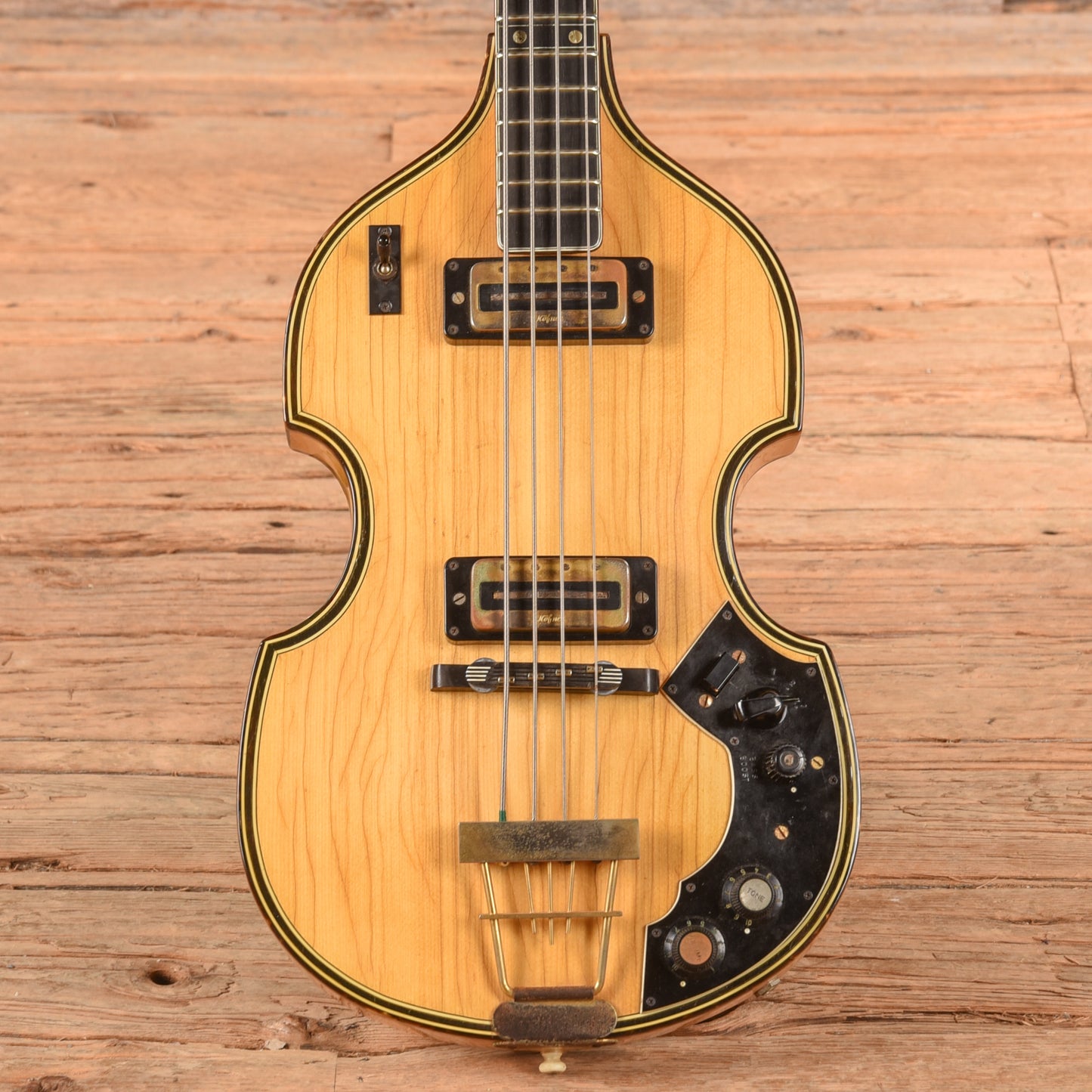 Hofner G500/1 Super Beatle Natural 1960s Bass Guitars / 4-String
