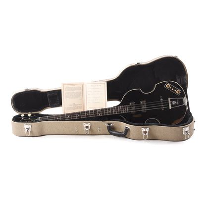 Hofner H500/1-61RLC Cavern Violin Bass Guitar Black Antique Relic Bass Guitars / 4-String