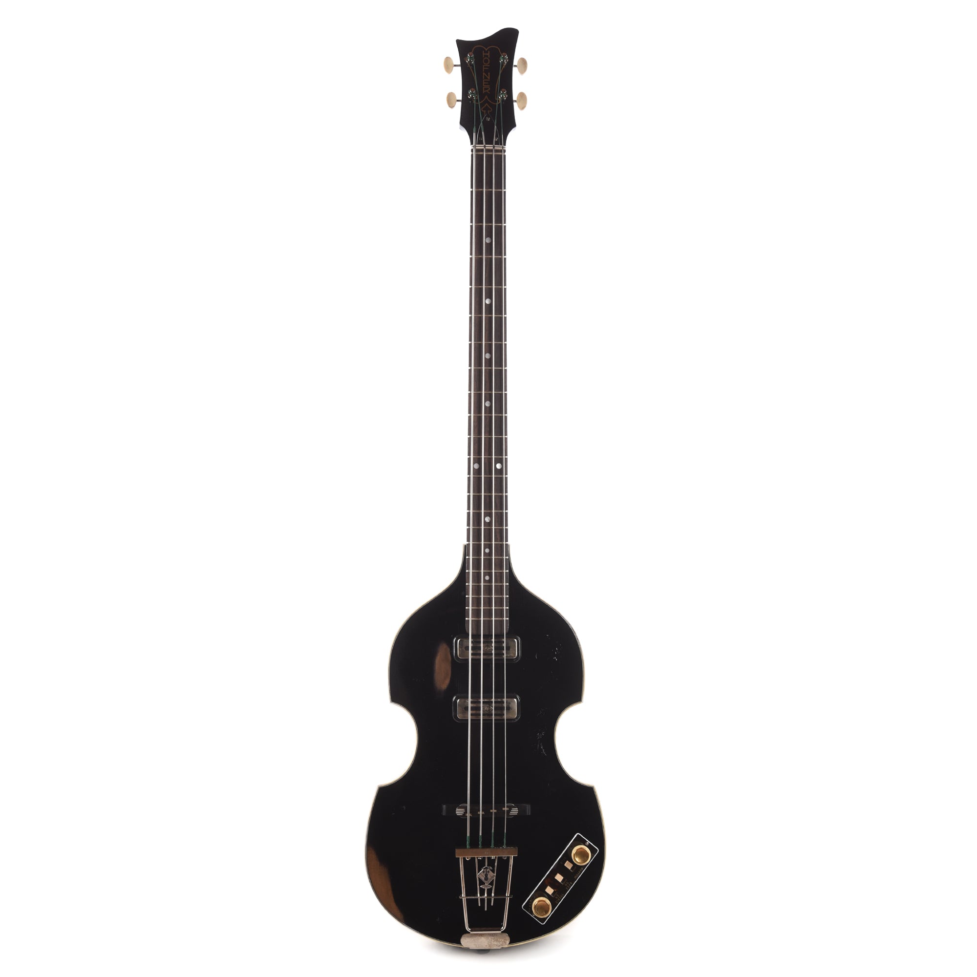 Hofner H500/1-61RLC Cavern Violin Bass Guitar Black Antique Relic Bass Guitars / 4-String