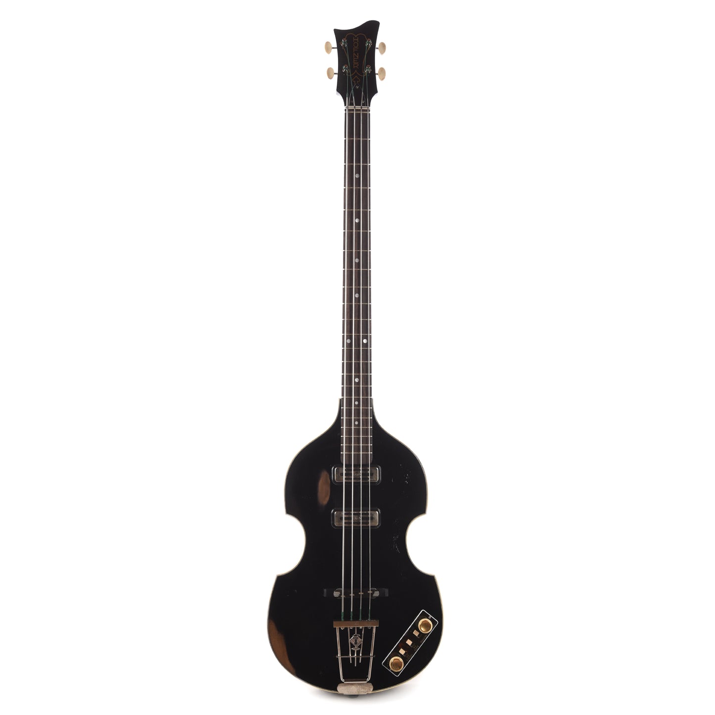 Hofner H500/1-61RLC Cavern Violin Bass Guitar Black Antique Relic Bass Guitars / 4-String