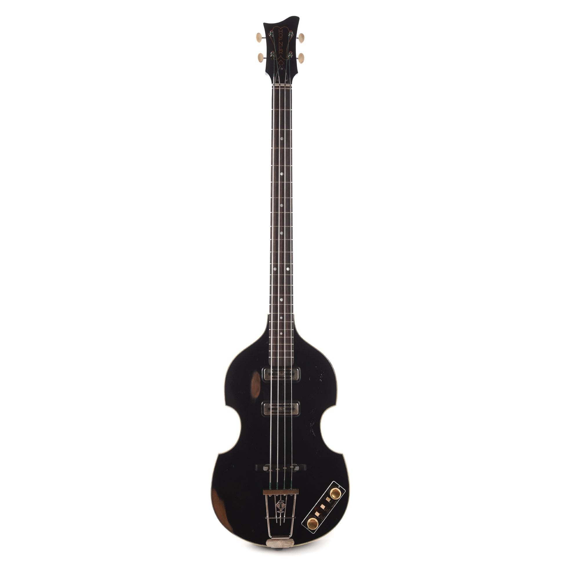 Hofner H500/1-61RLC Cavern Violin Bass Guitar Black Antique Relic Bass Guitars / 4-String